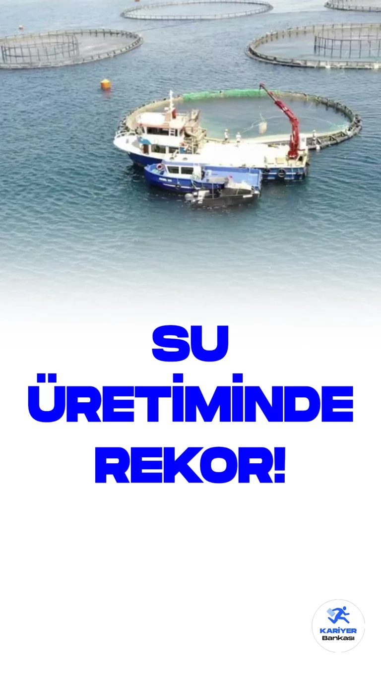 Tarım ve Orman Bakanı Vahit Kirişci: Su Ürünleri Üretiminde Yeni Bir Rekor Kırıldı.Tarım ve Orman Bakanı Vahit Kirişci, Türkiye İstatistik Kurumu (TÜİK) tarafından açıklanan 2022 yılı su ürünleri istatistiklerine ilişkin değerlendirmede bulundu. Su ürünleri sektörünün ülkenin tanıtılmasına, istihdama ve cari açığın azaltılmasına katkı sağlayan önemli sektörlerden olduğunu dile getiren Kirişci, Bakanlık olarak bu alanı desteklediklerini bildirdi.