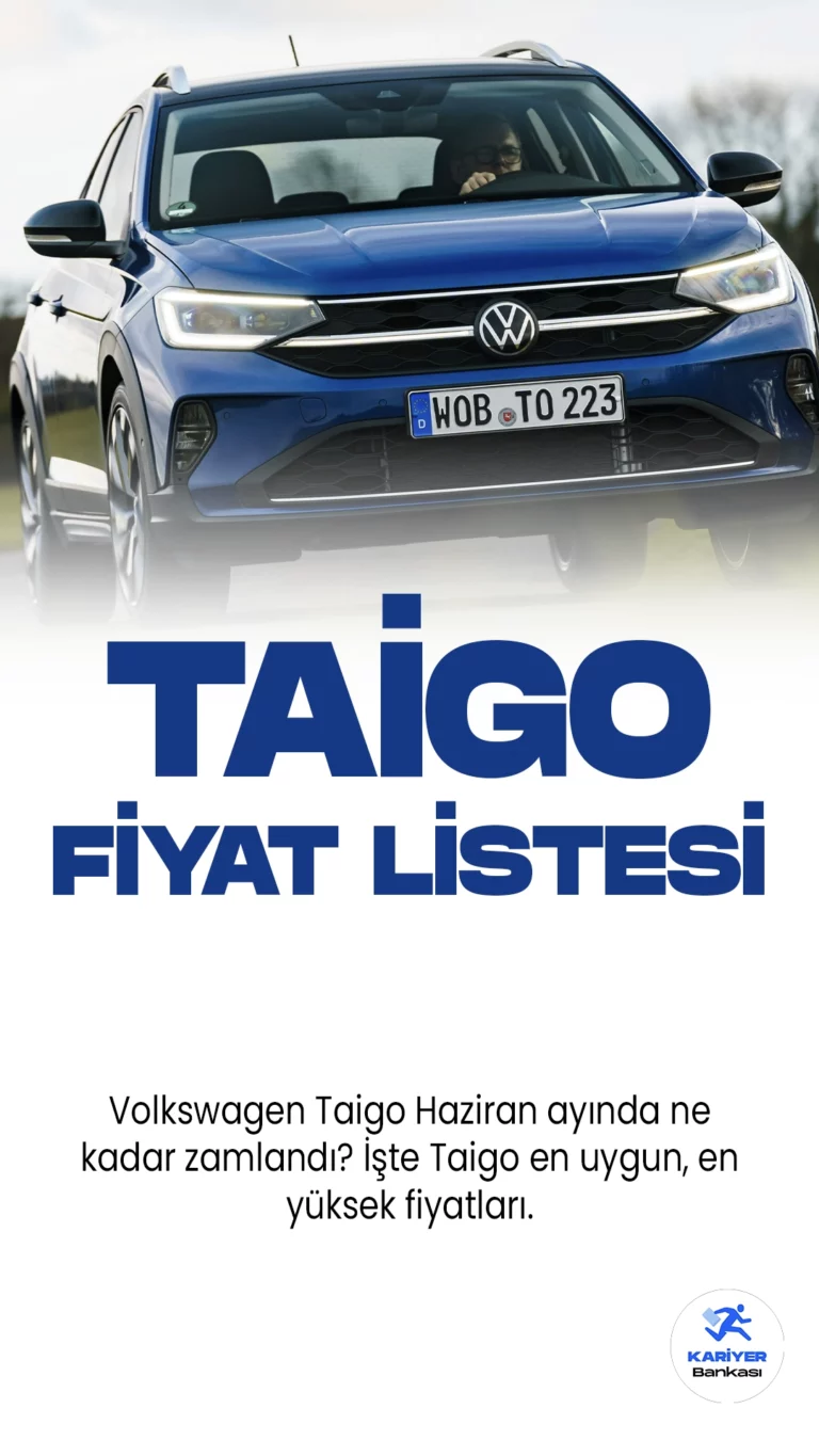 Volkswagen Taigo Haziran 2023 Fiyat Listesi Yayımlandı! Türkiye'de satılan en kaliteli araç markaları arasında yer alan Volkswagen, Taigo fiyat listesini paylaştı. Taigo güncel fiyatlarına dair detaylar bu haberimizde.
