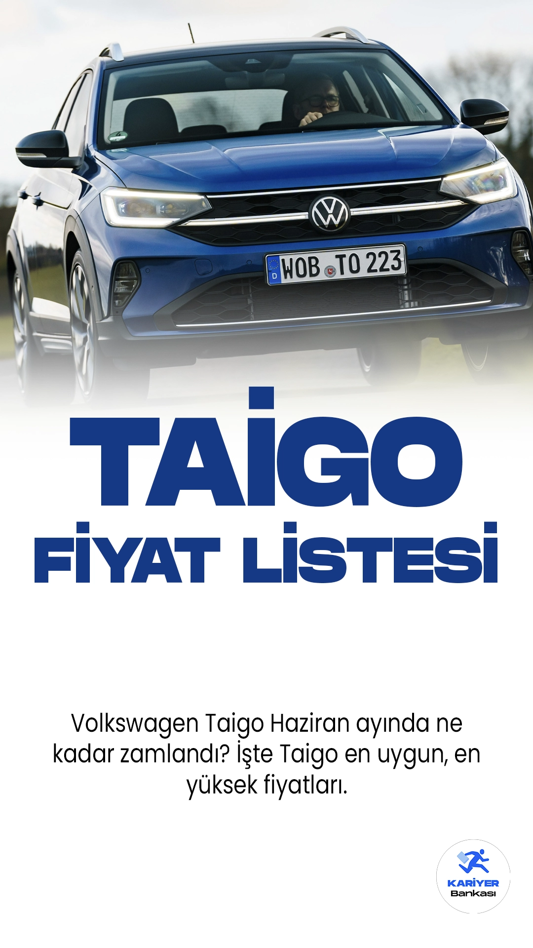 Volkswagen Taigo Haziran 2023 Fiyat Listesi Yayımlandı! Türkiye'de satılan en kaliteli araç markaları arasında yer alan Volkswagen, Taigo fiyat listesini paylaştı. Taigo güncel fiyatlarına dair detaylar bu haberimizde.