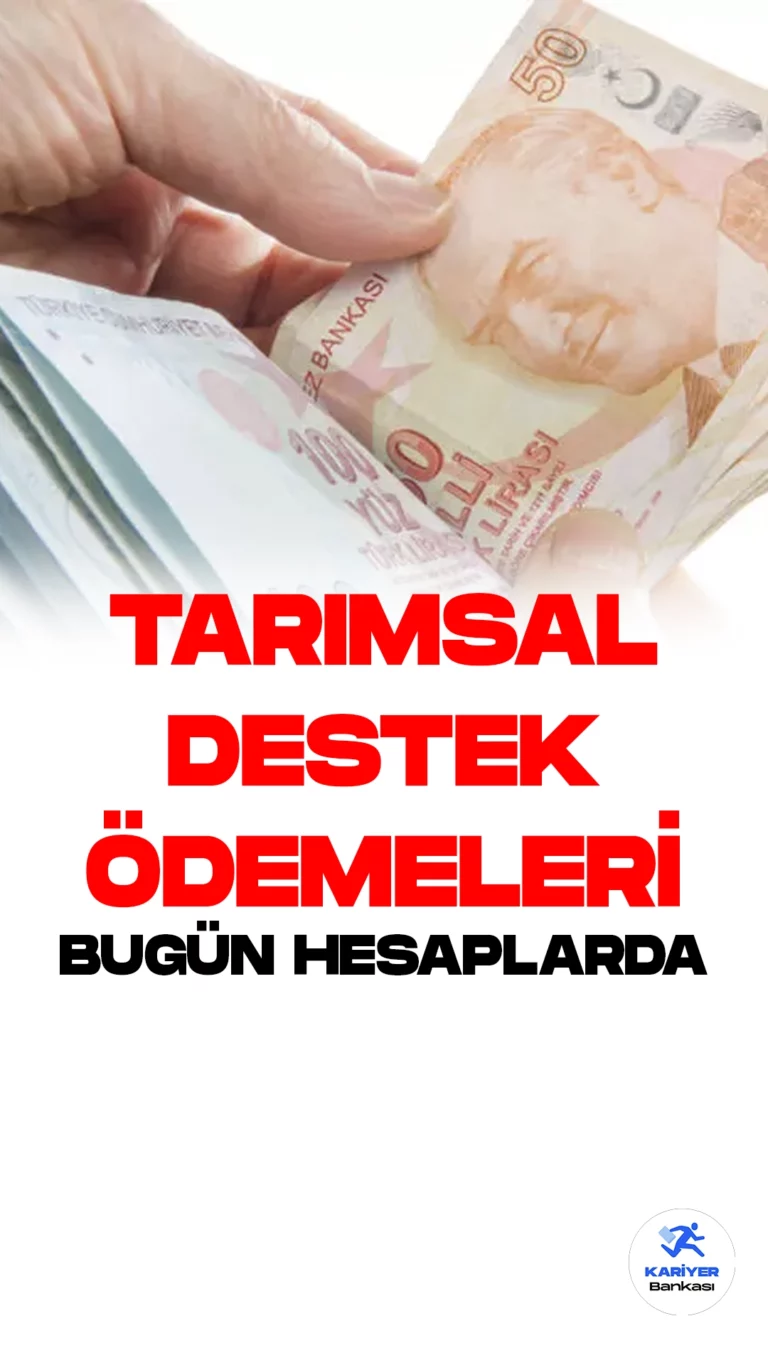 Tarım ve Orman Bakanı Vahit Kirişci, 197 milyon 283 bin lira tutarındaki tarımsal desteğin bugün çiftçilerin hesaplarına aktarılacağını duyurdu.