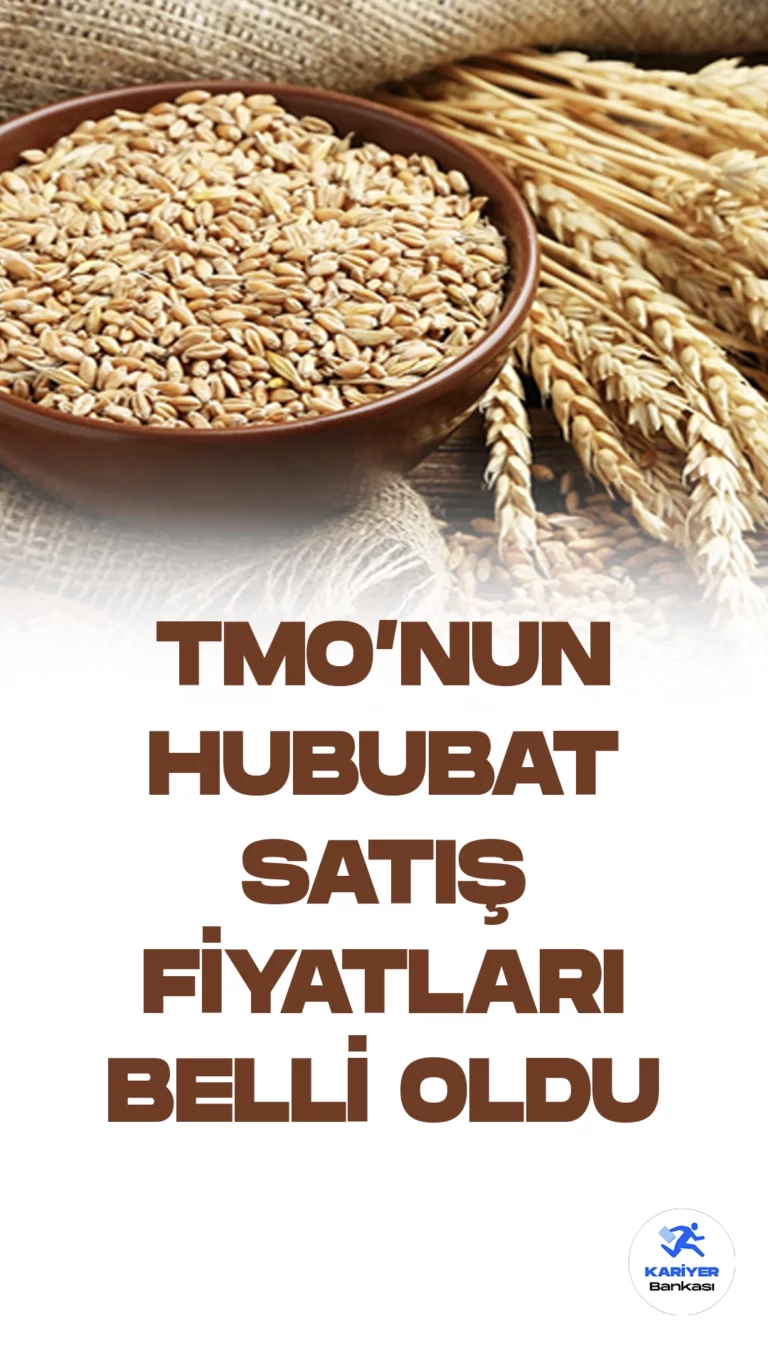 Toprak Mahsulleri Ofisi Genel Müdürlüğü, 2023 Yılında Hasat Edilen Buğday ve Arpa Stokları İçin Satış Fiyatlarını Belirledi.