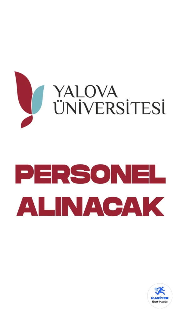 Yalova Üniversitesi 11 sözleşmeli personel alacak. Resmi Gazete'de yayımlanan duyuruda, Üniversiteye büro personeli ve gemi adamı unvanlarında personel alımı yapılacağına yer verildi. Başvurular 7 Haziran 21 Haziran 2023 tarihleri arasında alınacak. Adayların şartları dikkatle incelemesi gerekmektedir.