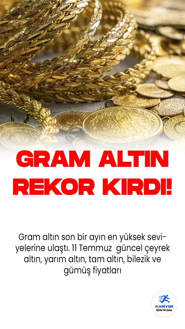 Gram altın son bir ayın en yüksek seviyelerinde seyrediyor. Serbest piyasalara bakıldığında gram altın 1.625,45 TL’den işlem görürken, çeyrek altın 2.669,57 TL’den işlem görüyor.