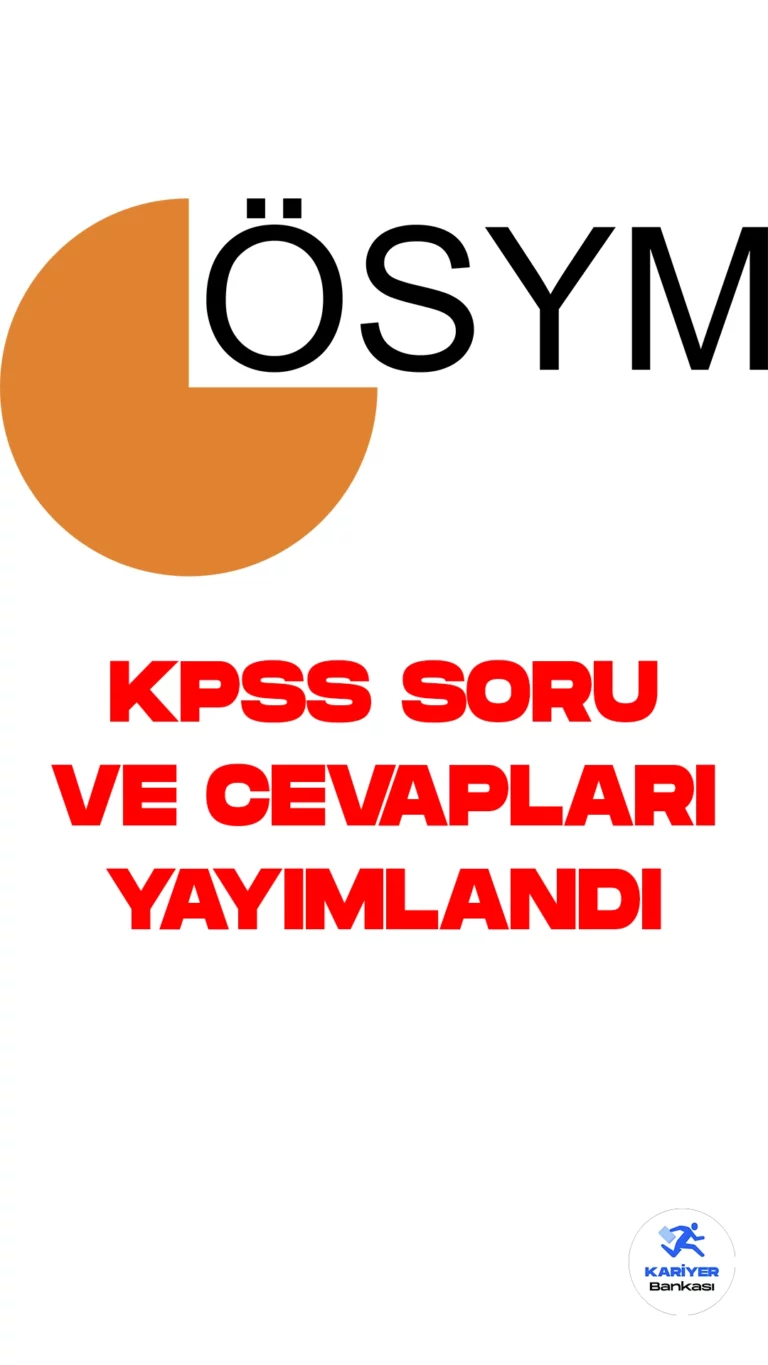 2023-KPSS A Grubu ve Öğretmenlik Sınavı GY-GK/Eğitim Bilimleri Oturumlarının Temel Soru Kitapçıkları ve Cevap Anahtarları Yayımlandı. ÖSYM resmi sayfasından sınava giren adayların temel soru kitapçıkları ve cevap anahtarlarına ulaşabilecekleri aktarıldı.