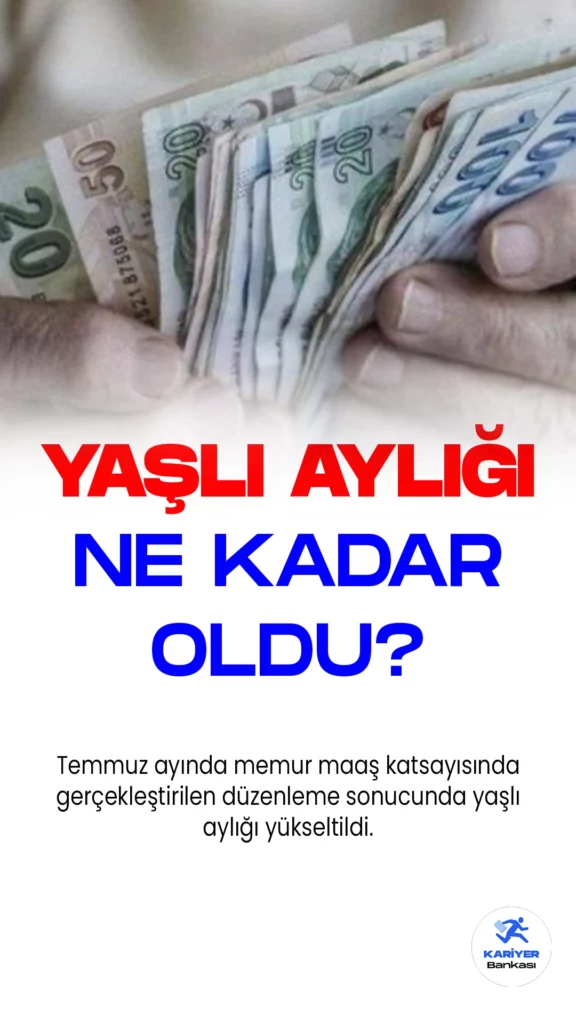 Temmuz Ayında Sosyal Yardım Programlarına Yapılan Düzenlemeyle Ödemeler Artırıldı.Temmuz ayında memur maaş katsayısında gerçekleştirilen düzenleme sonucunda, sosyal yardım programlarının aylık ödemeleri artırıldı. Yaşlı aylığı, yeni düzenlemeyle birlikte 1997 TL'den 2 bin 348 TL'ye yükseltildi.