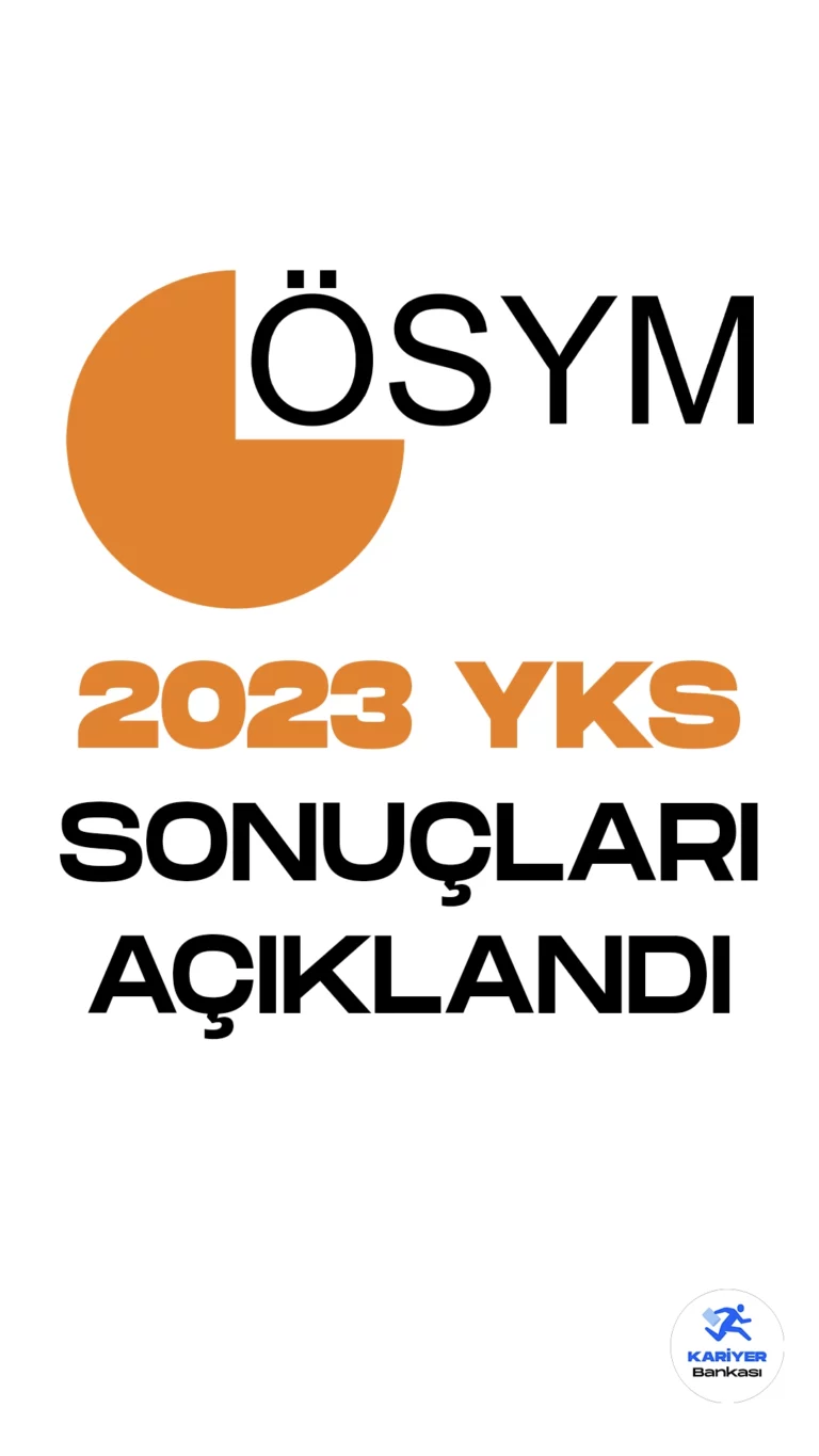 2023-YKS Sonuçları Açıklandı. ÖSYM'den son dakika duyurusu geldi. Binlerce adayın heyecanlı bekleyişi son erdi. 17-18 Haziran 2023 tarihleri arasında gerçekleştirilen Yükseköğretim Kurumları Sınavı (2023-YKS) sonuçları açıklandı. Adayların sonuçlarına ÖSYM'nin http://ais.osym.gov.tr adresi üzerinden ulaşabilecekleri aktarıldı.
