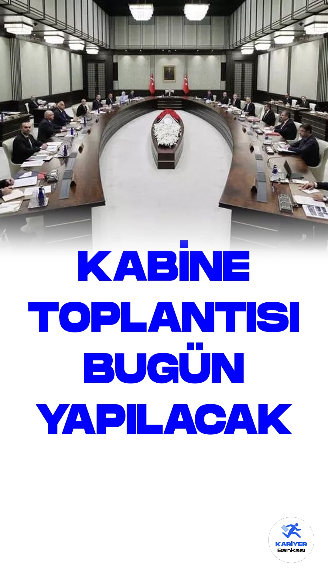 Kabine Toplantısı Bugün Gerçekleştirilecek.Cumhurbaşkanı Recep Tayyip Erdoğan, Beştepe'de Kabine toplantısına başkanlık ediyor. Toplantının ana gündemi dış politikadaki önemli gelişmeler olacak. Aynı zamanda ekonomi ve iç siyaset de ele alınacak konu başlıkları arasında yer alıyor.