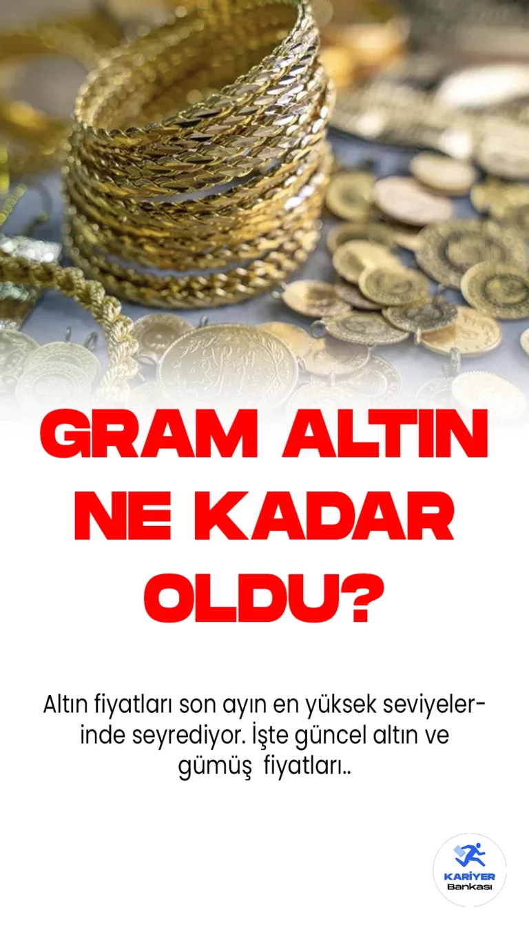 Serbest piyasalarda altın fiyatları, son 1 ayın en yüksek seviyelerinde seyrediyor. 5 Temmuz 2023 tarihi altın fiyatlarına bakıldığında gram altın 1.622,51 TL’den işlem görürken, çeyrek altın 2.664,26 TL’den işlem görüyor.