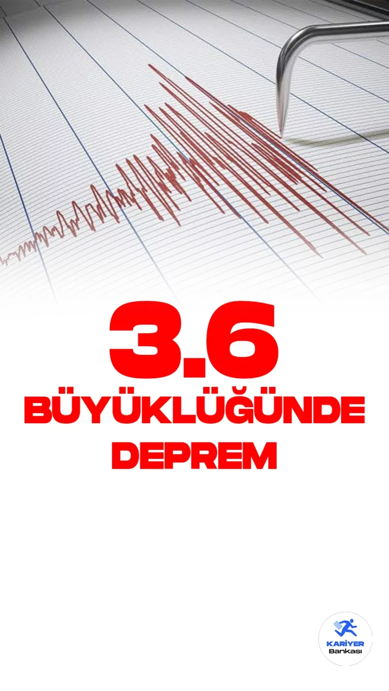 Adıyaman'da 3.6 Büyüklüğünde Deprem Oldu. Afet ve Acil Durum Yönetimi Başkanlığı resmi sayfasından yayımlanan bilgilere göre, Adıyaman'ın Sincik ilçesinde 3.6 büyüklüğünde deprem meydana geldiği aktarıldı.