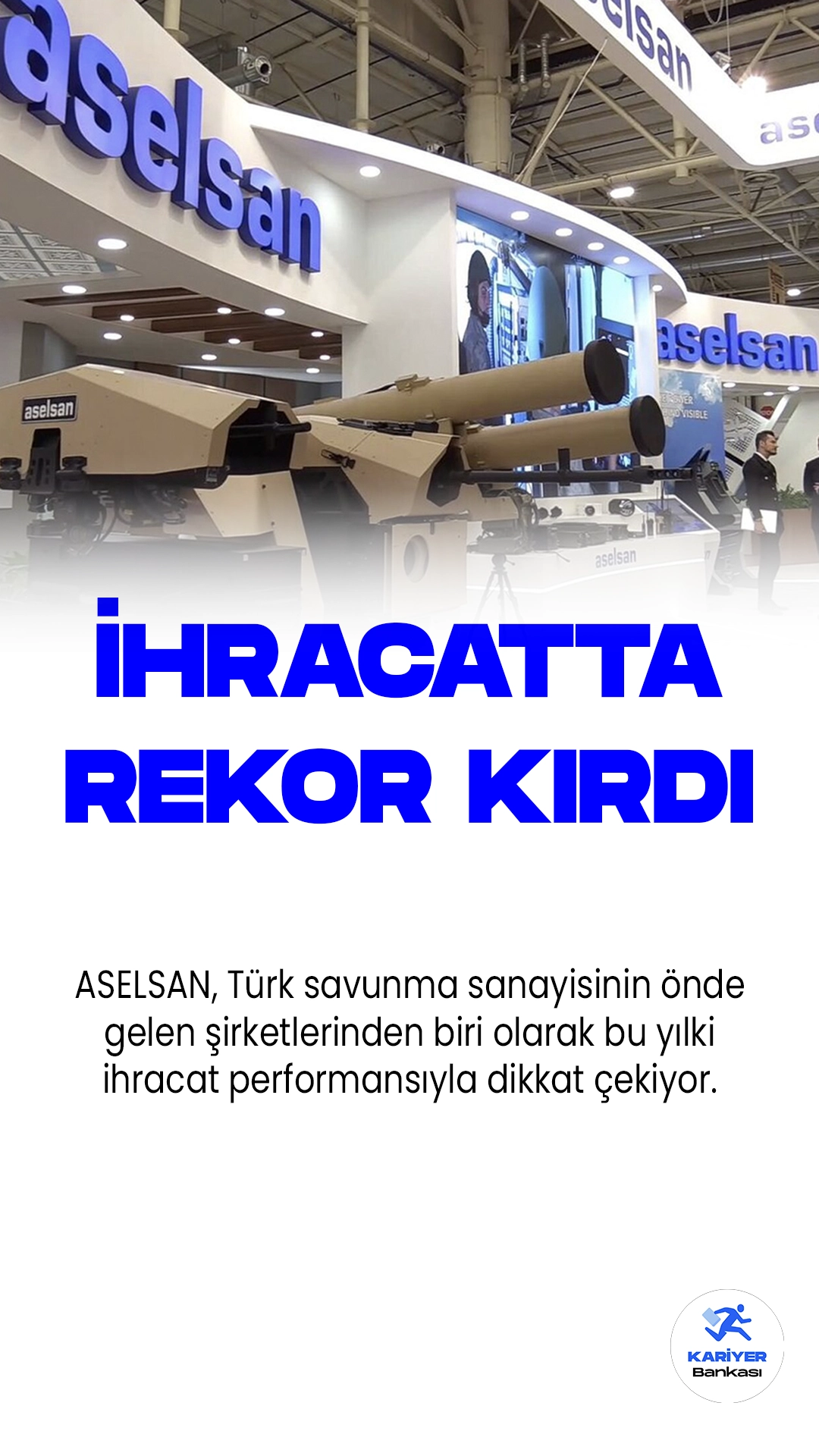 ASELSAN İhracatı Artırıyor: 2023 Yılında Rekor Performans!ASELSAN, Türk savunma sanayisinin önde gelen şirketlerinden biri olarak bu yılki ihracat performansıyla dikkat çekiyor. ASELSAN Genel Müdürü Ahmet Akyol, "İhracat rakamlarında, yeni imzaladığımız sözleşmelerde geçen yılın tamamını ilk yarıda yakalamış durumdayız. Artırarak devam ettireceğiz bunu" şeklinde konuştu.