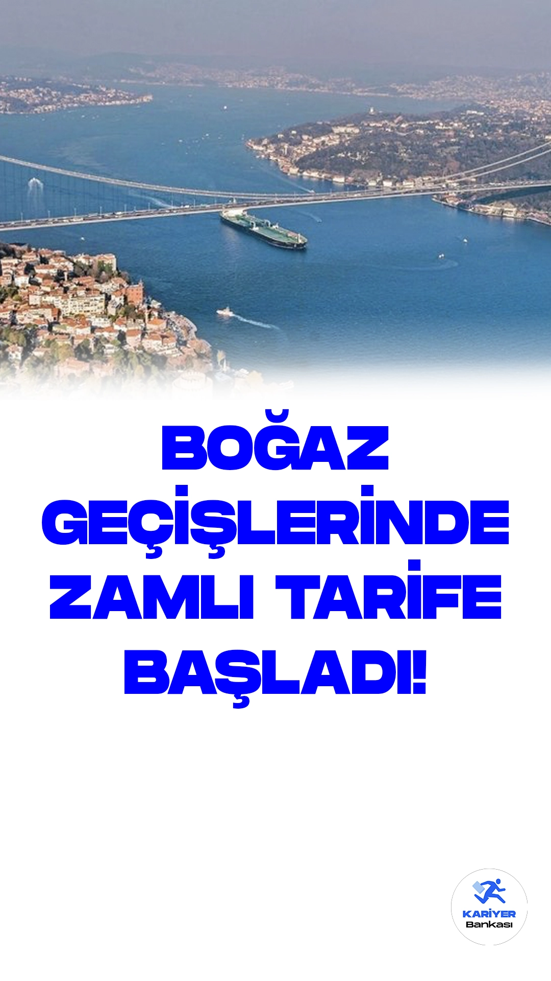 Türk Boğazları'ndan Geçen Uluslararası Gemiler İçin Ücretlerde Zam Başladı.Bugün itibarıyla, Türk boğazlarından uğraksız bir şekilde geçen uluslararası gemilerden alınacak ücretlere zam yapıldı. Artık gemi başına net ton başına 4,42 dolar ödeme yapılacak.