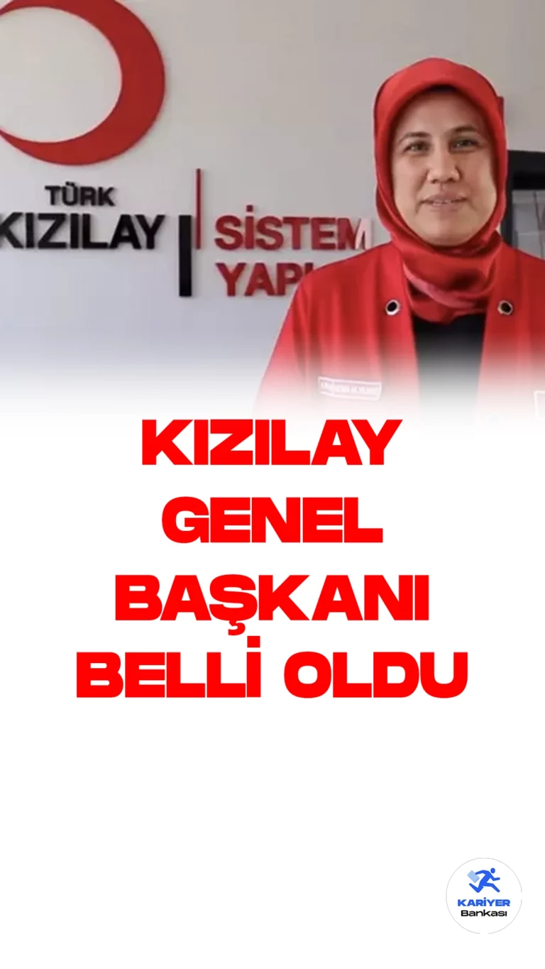 Kızılay Genel Başkanı Fatma Meriç Yılmaz, Olağanüstü Genel Kurul'da 535 delegenin tam desteğini alarak genel başkanlık görevine yeniden seçildi.