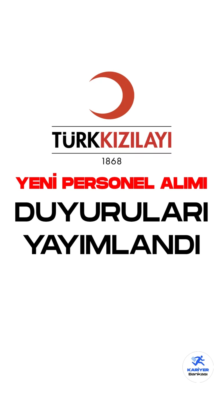 Kızılay Yeni Personel Alımı Duyuruları Yayımlandı. Kızılay Kariyer sayfası üzerinden yayımlanan duyurulara göre, ürün tasarım ve analiz uzmanı, iş geliştirme asistanı, bilgi yönetimi yönetici pozisyonlarına olmak üzere personel alımları yapacak. Yeni ilanların yanı sıra, 31 farklı unvanda da personel alımı başvuruları devam ediyor. Başvuru yapacak adayların belirtilen şartları dikkatle incelemesi gerekmektedir.