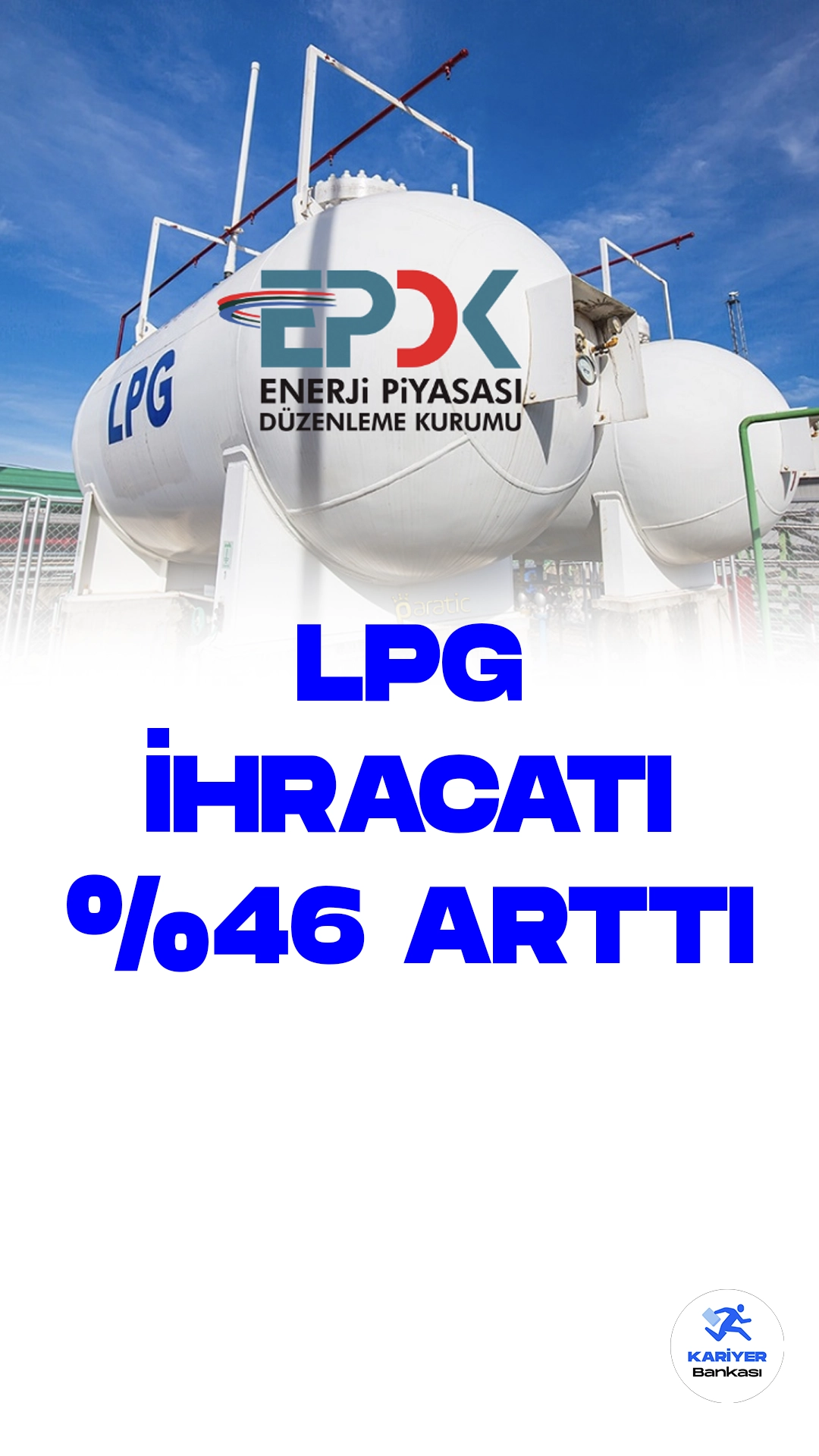 LPG İthalatı Geçen Yıla Göre Yüzde 46 Artışla 320 Bin 670 Tona Ulaştı.Enerji Piyasası Düzenleme Kurumu'nun yayınladığı "Sıvılaştırılmış Petrol Gazları (LPG) Piyasası Sektör Raporu"na göre, Türkiye'nin LPG ithalatı önemli bir artışla devam ediyor. Mayıs ayında yapılan değerlendirmelere göre, geçtiğimiz yılın aynı dönemine göre LPG ithalatı yüzde 46,13 oranında artarak 320 bin 670 tona ulaştı.