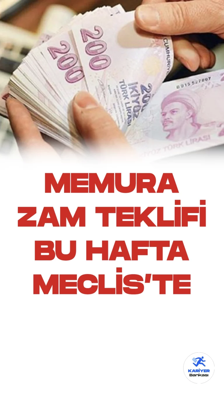 Memurlar için Zam Teklifi Bu Hafta Meclis'e Sunuluyor!AK Parti Grup Başkan Vekili Muhammet Emin Akbaşoğlu, memurlara yönelik önemli bir düzenlemeyi içeren kanun teklifini yakında Meclis Başkanlığı'na sunacaklarını duyurdu.