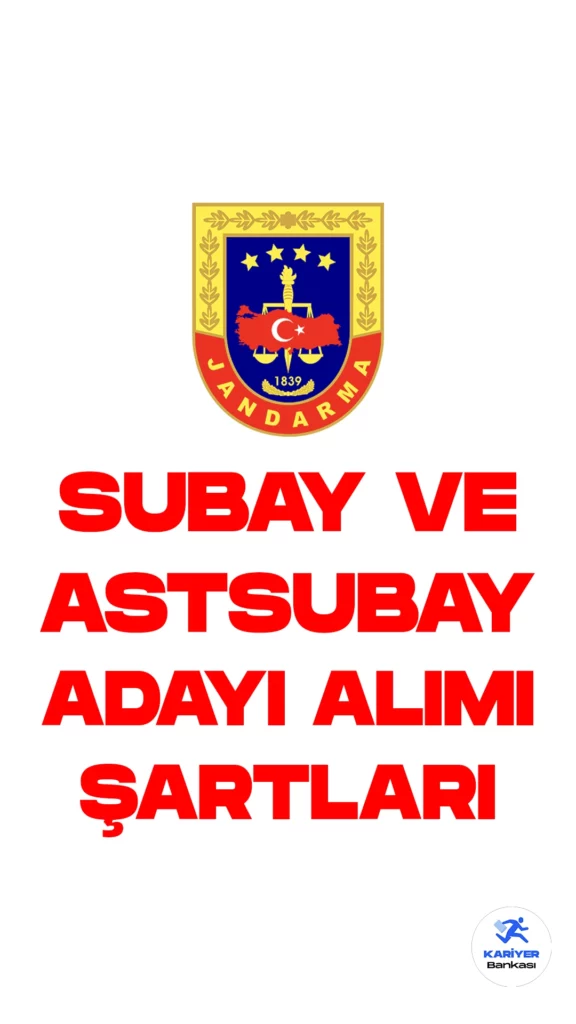 Jandarma ve Sahil Güvenlik Komutanlığı Subay ve Astsubay Adayı Alımı Başvuruları Sürüyor. Başvuru şartlarına dair detaylar bu haberimizde..