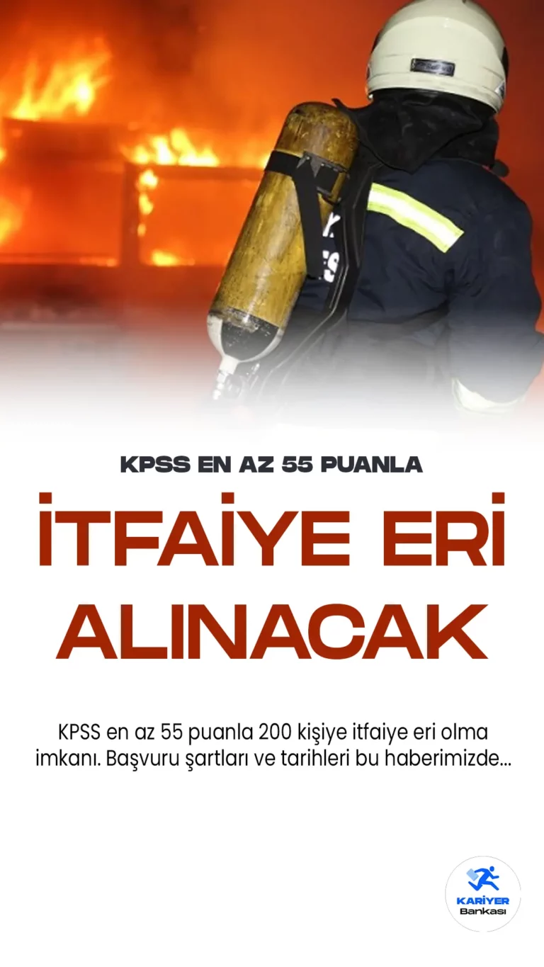 Konya Büyükşehir Belediyesi 200 İtfaiye Eri Alımı Yapacak