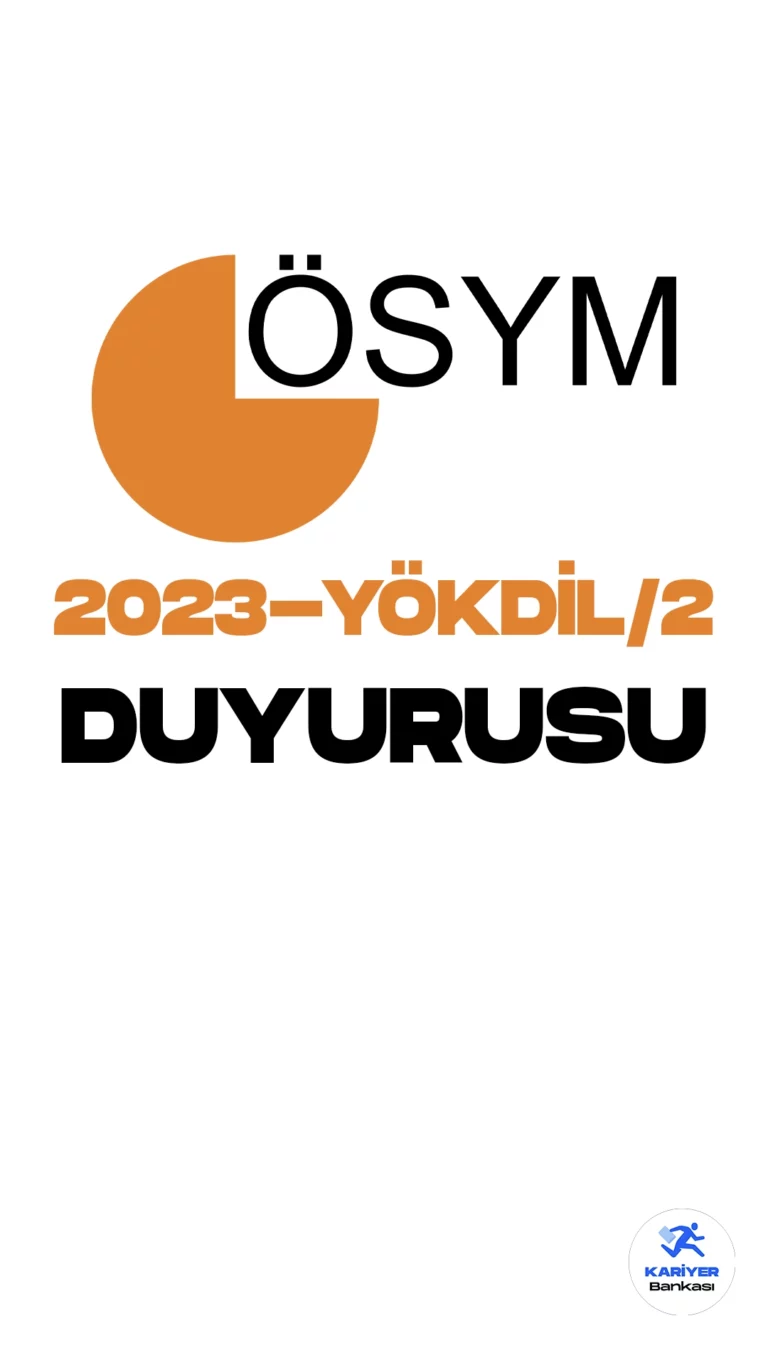 2023-YÖKDİL/2 Sınav Giriş Belgeleri Erişime Açıldı. ÖSYM resmi sayfasından yayımlanan duyuruda, 27 Ağustos 2023 tarihinde uygulanacak olan 2023 Yükseköğretim Kurumları Yabancı Dil Sınavı’na (2023-YÖKDİL/2) başvuran adayların, sınava girecekleri bina/salonlara atanma işlemlerinin tamamlandığı aktarıldı.