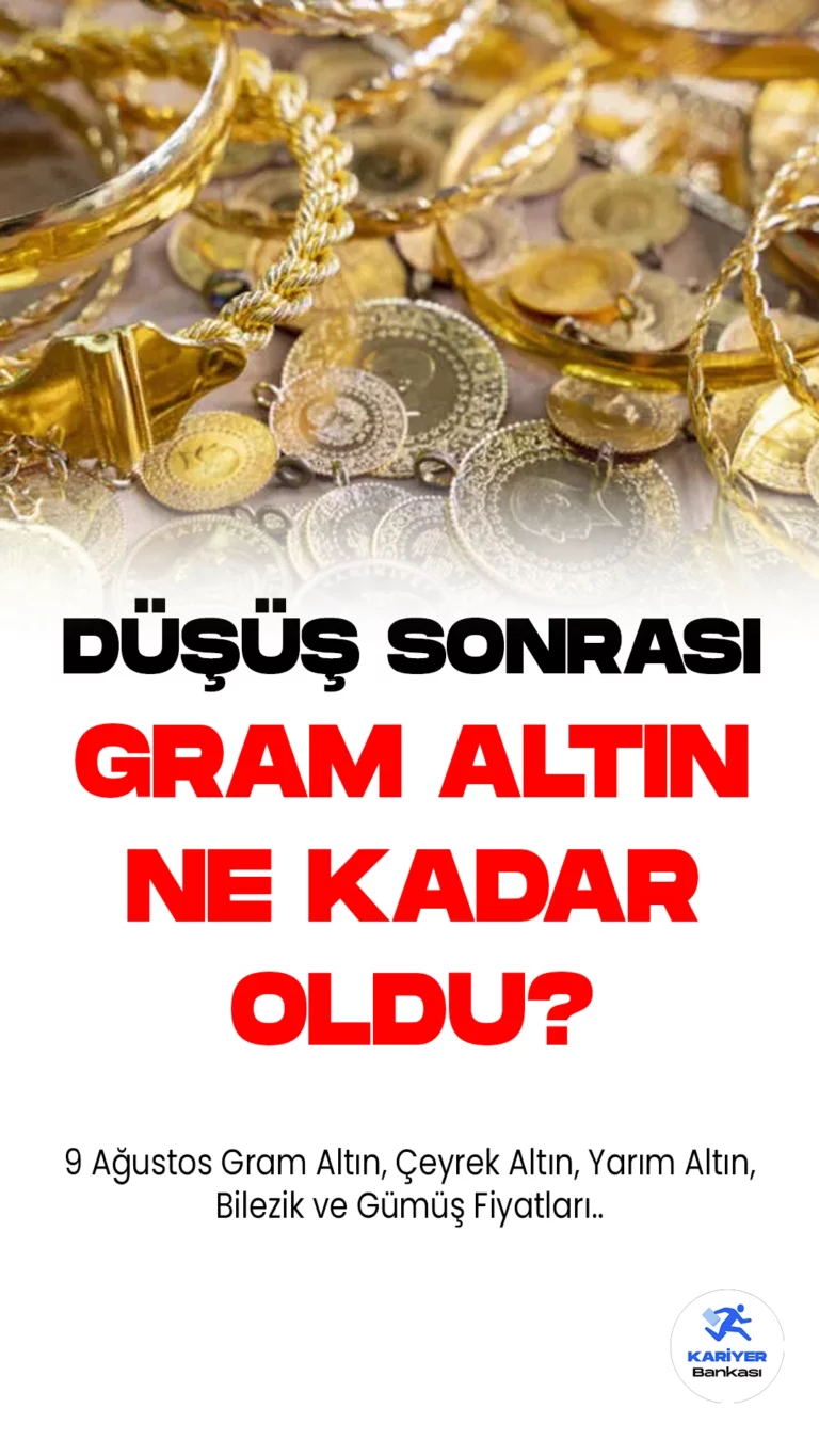 Altın Fiyatları Düşmeye Devam Ediyor! 9 Ağustos Altın ve Gümüş Fiyatları..Altın fiyatları hafta ortasında düşmeye devam ediyor. Geçtiğimiz hafta 10 TL birden yükselen gram altın, gerileyerek 1.673,43 bandında seyretmeye başladı. Serbest piyasalara bakıldığında gram altın 1.673,43 TL’den işlem görürken, çeyrek altın 2.814,67 TL’den işlem görüyor.