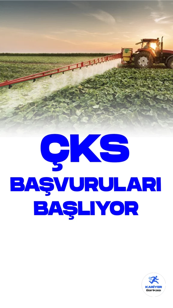 Çiftçi Kayıt Sistemi (ÇKS) Başvuruları 1 Eylül'de Başlıyor.Çiftçi Kayıt Sistemi (ÇKS) başvuruları, 1 Eylül Cuma günü başlayacak ve 2 Ocak 2024 tarihine kadar sürecek. Tarım ve Orman Bakanlığına bağlı il ve ilçe müdürlüklerine bizzat gidilerek ya da e-Devlet Kapısı üzerinden gerçekleştirilebilecek bu başvurular, çiftçilere ait tarımsal faaliyetleri kayıt altına alma amacını taşıyor.