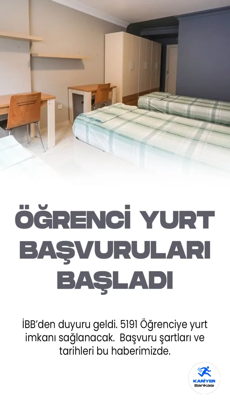 İBB Öğrenci Yurtları için Başvurular Başladı