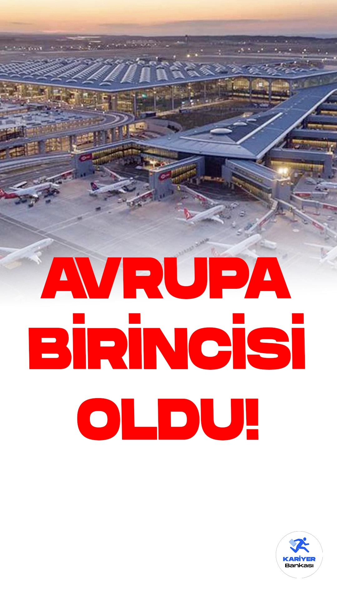 İstanbul Havalimanı Avrupa Lideri Oldu.Ulaştırma ve Altyapı Bakanı Abdulkadir Uraloğlu, Avrupa Hava Seyrüsefer Emniyeti Teşkilatı (EUROCONTROL) verilerine dayanarak yaptığı açıklamada, İstanbul Havalimanı'nın 21-27 Ağustos tarihleri arasındaki performansını paylaştı.