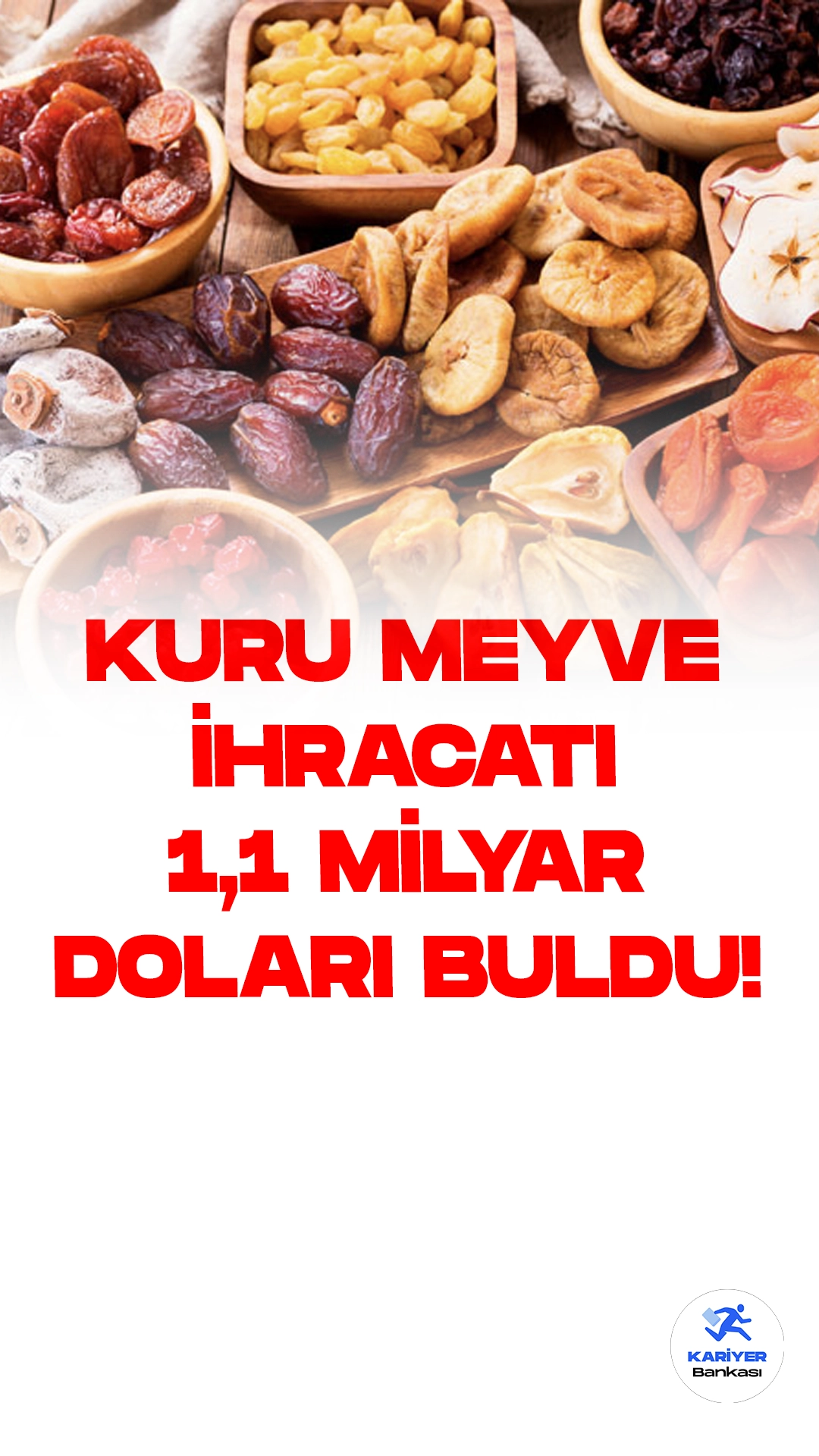 Kuru Meyve İhracatında Rekor: 1 Milyar 103 Milyon Dolarlık Başarı.Türkiye'nin kuru meyve ve mamulleri ihracatı, 1 milyar 103 milyon dolar değerinde gerçekleşerek büyük bir başarıya imza attı. Ege Kuru Meyve ve Mamulleri İhracatçıları Birliği Başkanı Mehmet Ali Işık, yaptığı açıklamada, Türkiye'nin, Dünya Sağlık Örgütü tarafından sağlıklı gıda ürünleri listesine alınan kuru incir, kuru üzüm ve kuru kayısıda dünyada açık ara lider konumunda bulunduğunu vurguladı.