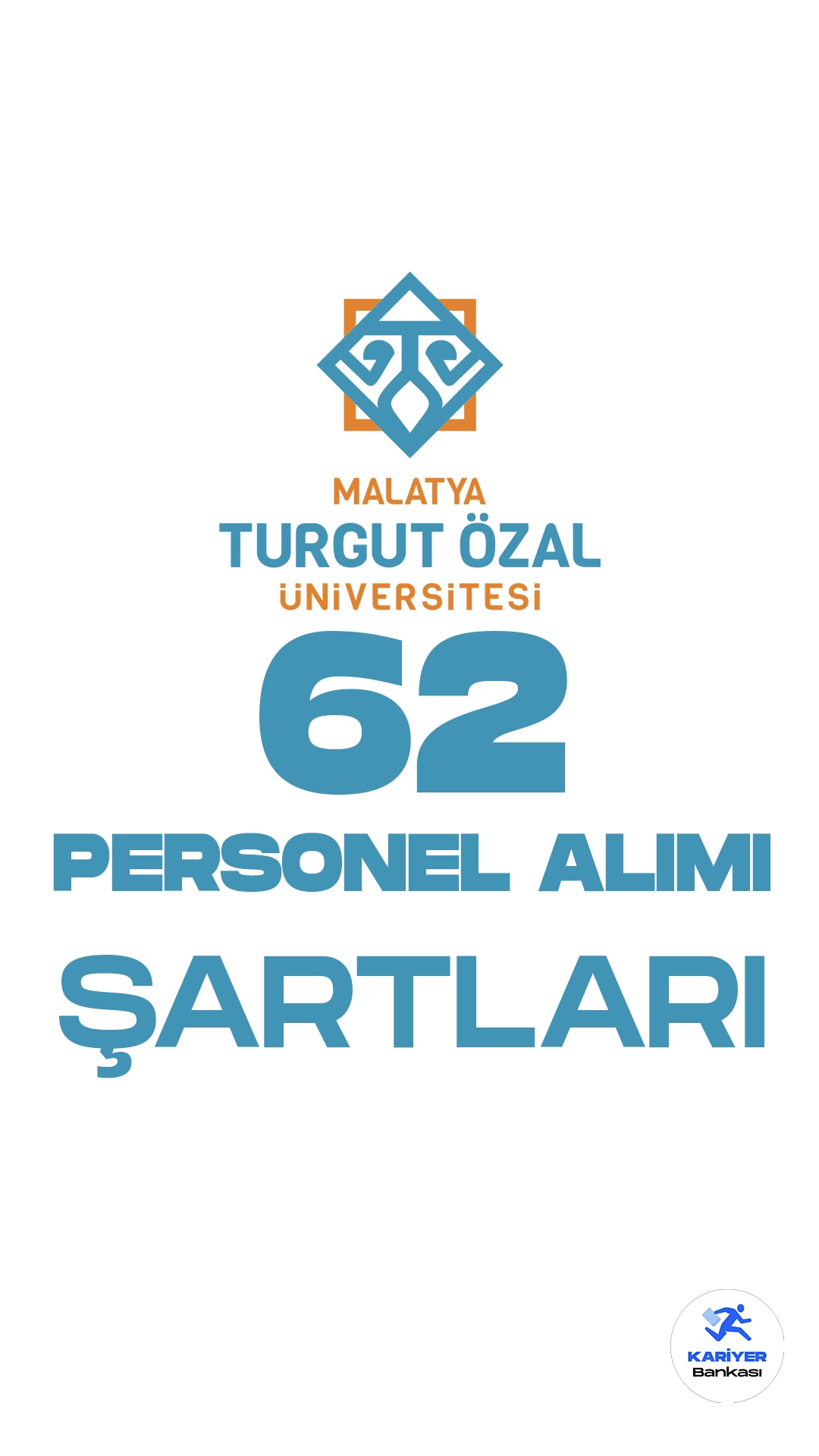 Malatya Turgut Özal Üniversitesi personel alımı başvuru şartları ve diğer tüm detaylar bu haberlerimizde.