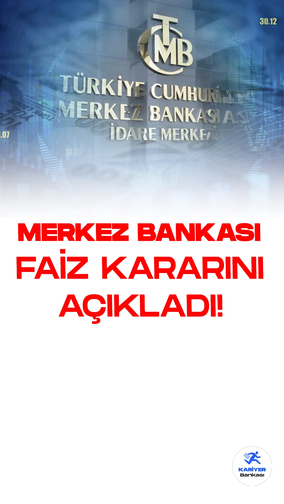 Merkez Bankası Faiz Kararını Açıkladı! Türkiye Cumhuriyet Merkez Bankası Para Politikası Kurulu (PPK), ülkenin ekonomik dengesini koruma amacıyla önemli bir karara imza attı. Kurul, politika faizi olan bir hafta vadeli repo ihale faiz oranını 750 baz puan artırarak yüzde 25'e çıkardı. Bu karar, ekonomi çevreleri tarafından merakla beklenirken, Hafize Gaye Erkan'ın başkanlığında gerçekleşen 8. toplantıda alındı.