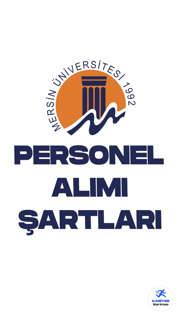 Mersin Üniversitesi personel alımı başvuru işlemleri devam ediyor. Resmi Gazete ve Cumhurbaşkanlığı SBB'de yayımlanan duyurularda, Mersin Üniversitesine mühendis, psikolog, sosyal çalışmacı, eczacı, saplık teknikeri ve destek personeli ünvanlarında 21 sözleşmeli personel alımı yapılacağı aktarılırken, başvuruların 4 Eylül 2023 tarihine kadar süreceği kaydedildi. İşte Mersin Üniversitesi personel alımı şartları..