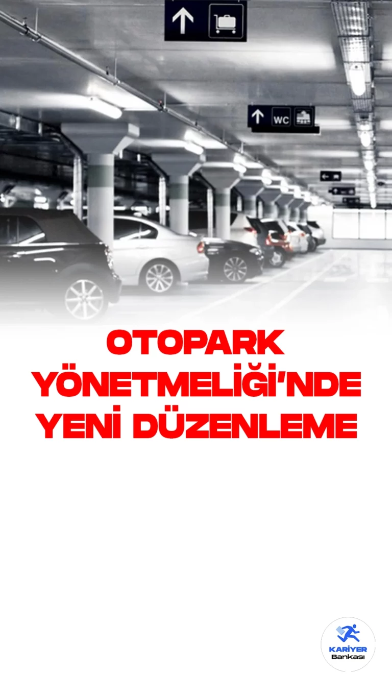 Otopark Yönetmeliği'nde Yeni Düzenleme Resmi Gazete'de Yayımlandı.Afetlere hazırlıklı olmak ve kentsel dönüşümü desteklemek amacıyla, mevcut yapıların otoparklarını içeren düzenlemeler güncellendi.