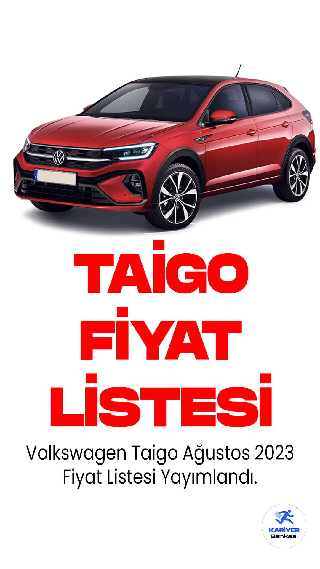 Volkswagen Taigo Ağustos Fiyat Listesi Yayımlandı. Volkswagen Taigo, kompakt SUV segmentindeki yerini alarak tüketicilere zarif tasarımı ve üstün performansı bir arada sunuyor.