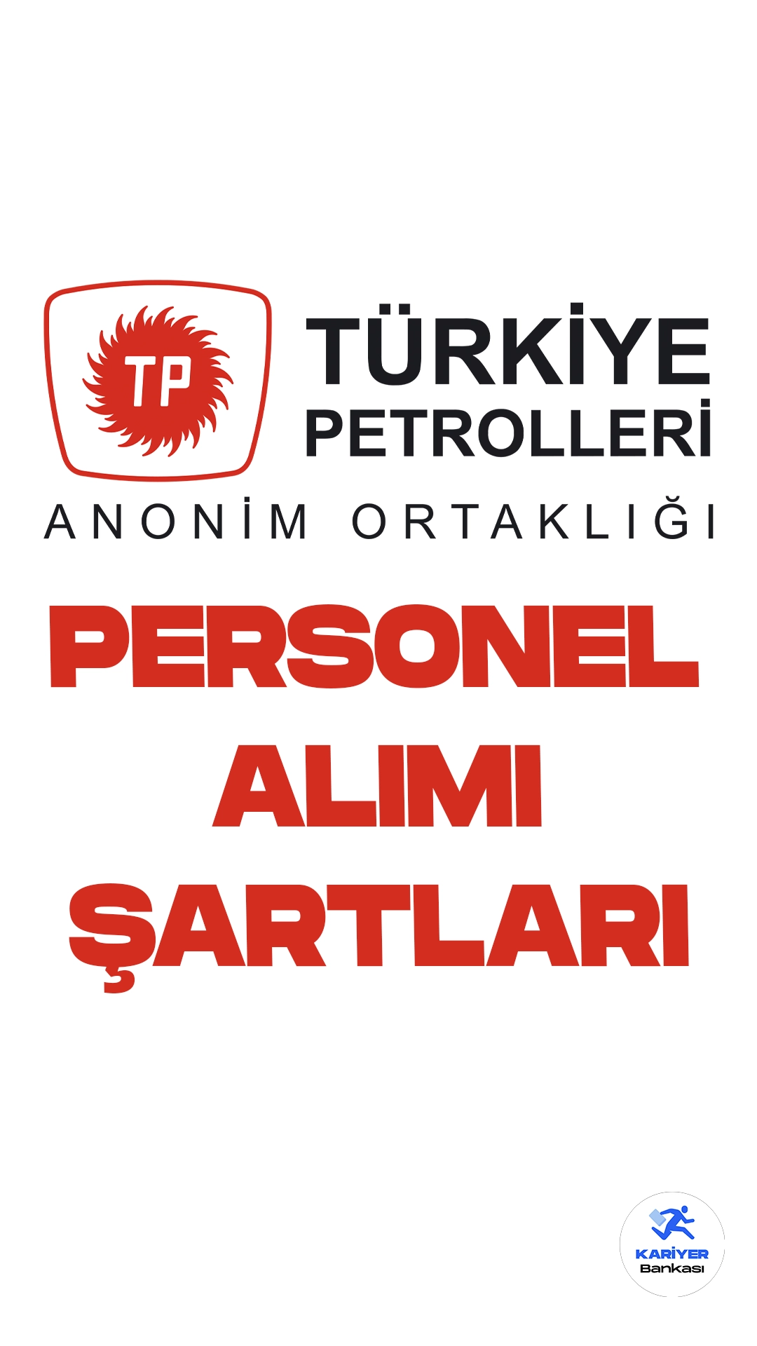 Türkiye Petrolleri Anonim Ortaklığı (TPAO) personel alımı başvuru şartları ve başvuru yerine dair detaylar bu haberimizde. Cumhurbaşkanlığı SBB'de yayımlanan duyuruda göre, TPAO'ya farklı unvanlarda olmak üzere personel alımı yapılacak. Başvurular 21 Ağustos itibarıyla alınmaya başladı. Başvuru yapacak adayların genel şartların yanı sıra, her ünvan için belirtilen özel şartları da sağlaması gerekmektedir.