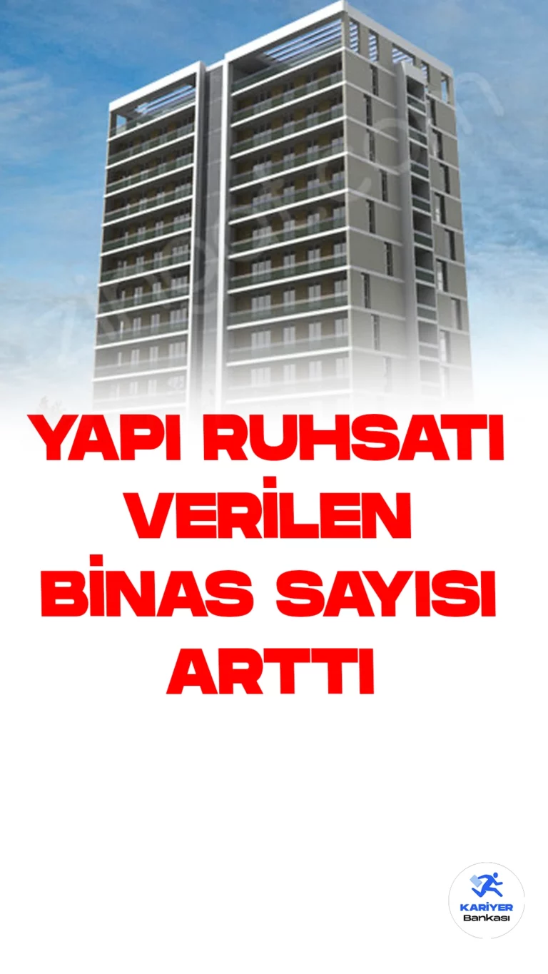 Yapı Ruhsatları Verilen Bina Sayıları Arttı.Türkiye İstatistik Kurumu (TÜİK), 2023'ün ikinci çeyreğine ait yapı izin istatistiklerini paylaştı. Bu verilere göre, belediyeler tarafından verilen yapı ruhsatı sayısı geçen yılın aynı dönemine kıyasla yüzde 5,7 artarak yükseldi.