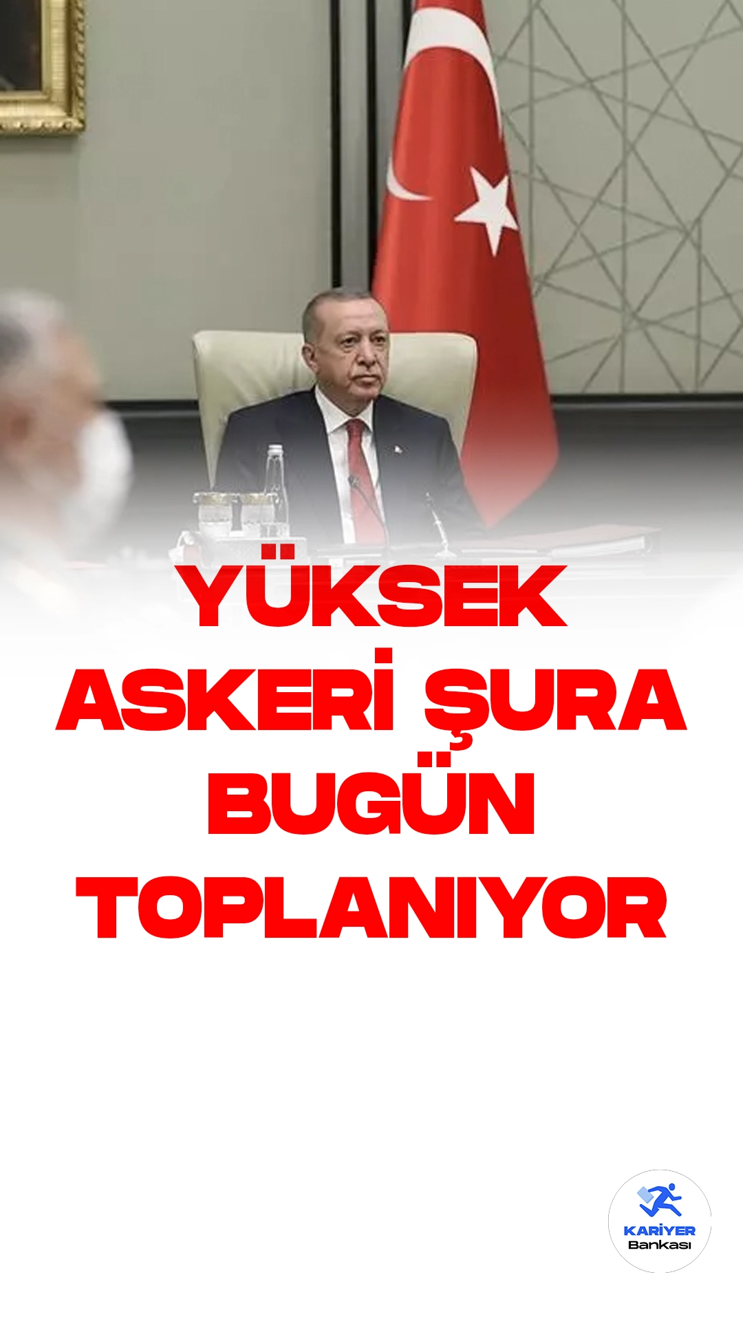 Yüksek Askeri Şura Bugün Beştepe'de Toplanıyor.Bugün Cumhurbaşkanı Recep Tayyip Erdoğan'ın başkanlığında Yüksek Askeri Şura (YAŞ) toplantısı Beştepe'de gerçekleşecek.