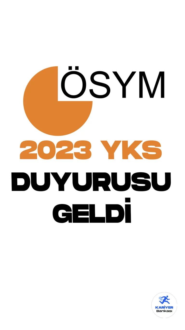 2023 YKS Ek Yerleştirme Tercihleri Alınacak. ÖSYM resmi sayfasından yayımlanan son dakika duyurusuna göre, 2023 Yükseköğretim Kurumları Sınavı (YKS) sonuçlarına göre 2023-2024 öğretim yılı için yükseköğretim programlarına ek yerleştirme işlemlerinin 12 Eylül'de başlayacağı aktarıldı.