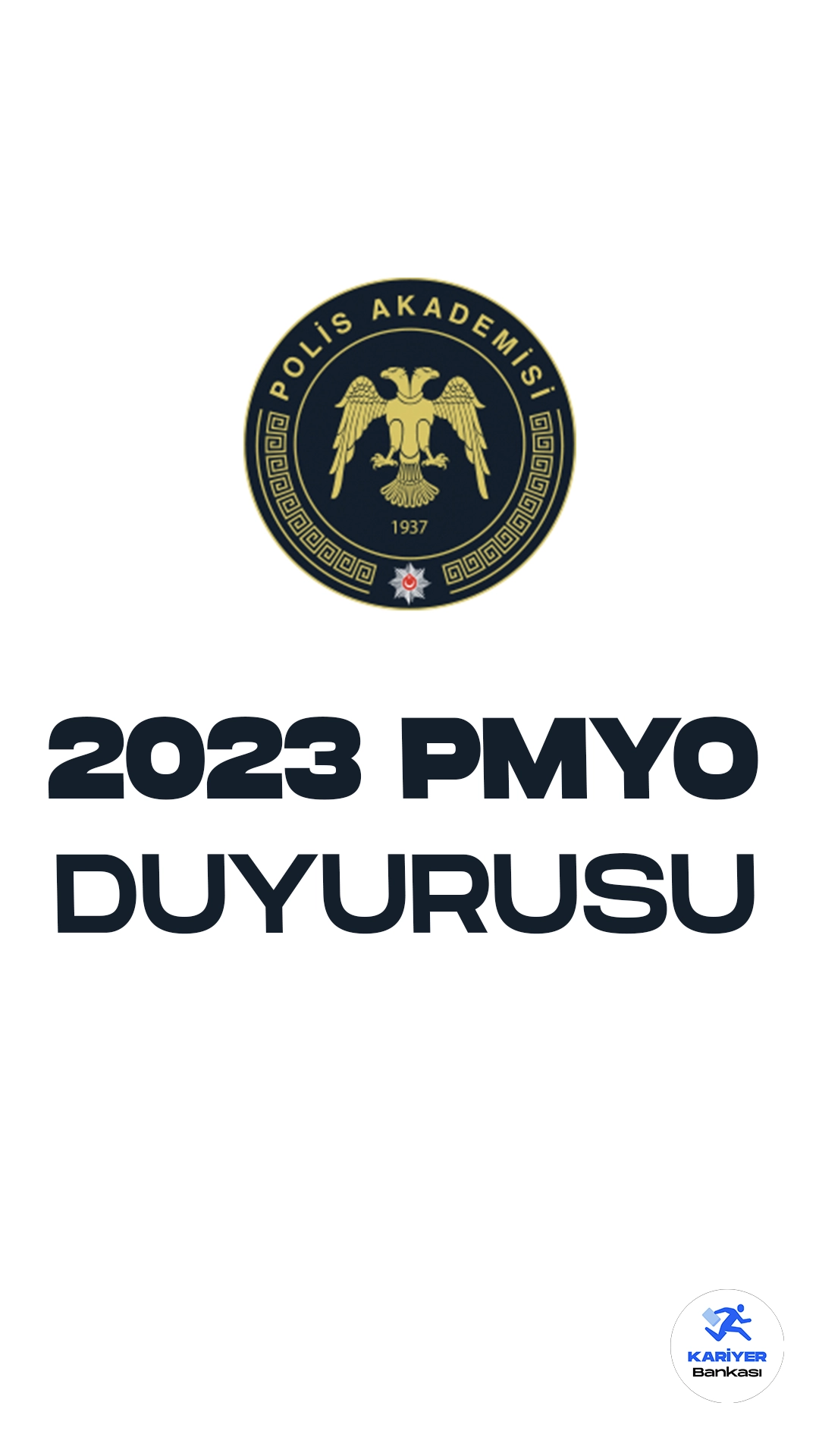 2023 Yılı PMYO Giriş Sınavı Sonuçları Açıklandı. İçişleri Bakanlığı Emniyet Genel Müdürlüğü Polis Akademisi resmi sayfasından yayımlanan duyuruda, 2023 yılı PMYO giriş sınavı sonuçlarının açıklandığı aktarılırdı.