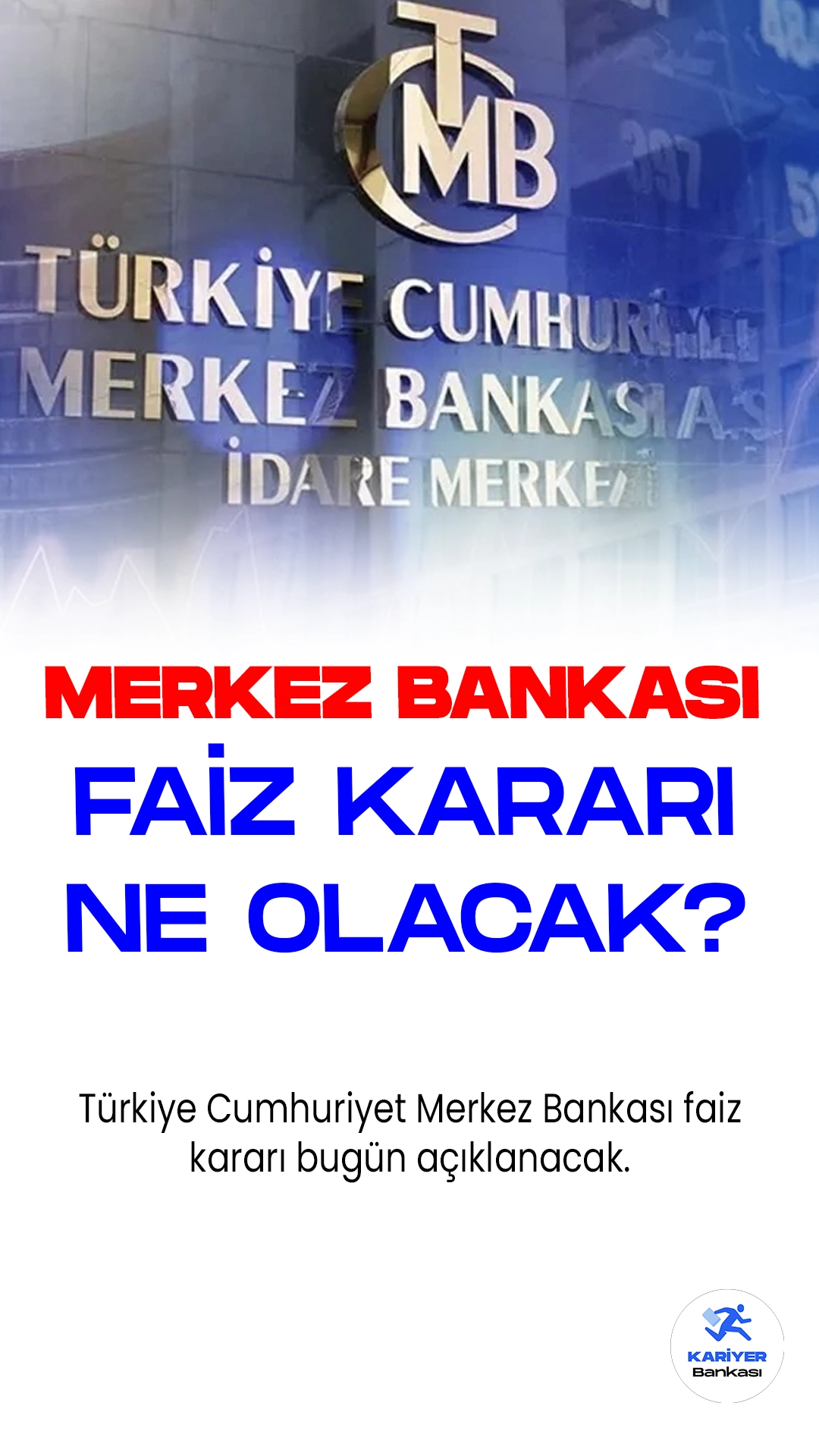 Merkez Bankası Faiz Kararı Bekleniyor.Türkiye Cumhuriyet Merkez Bankası (TCMB), politika değişikliği sonrasında dördüncü kez toplanacak. Haziran ayı itibariyle dezenflasyonun sağlanması amacıyla sıkılaşma sürecine başlanmıştı ve alınacak faiz kararı piyasaların merakla beklediği bir konu haline geldi.