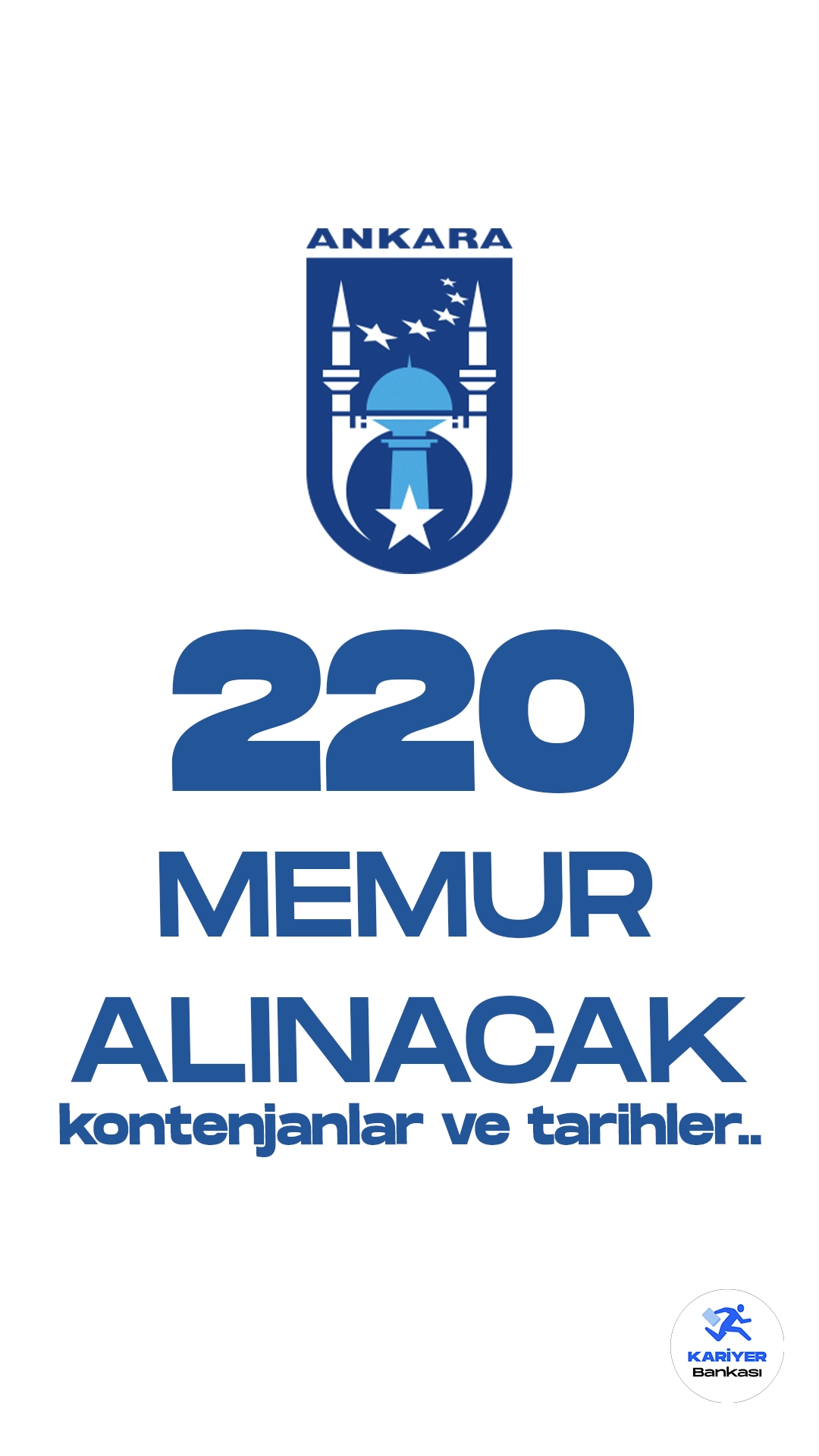 Ankara Büyükşehir Belediyesi'ne 220 memur alımı yapılacak. 100 itfaiye eri, 120 zabıta memuru alımı için KPSS şartı, mezuniyet, yaş ve diğer şartlar belli oldu. ABB memur alımına dair detaylar bu haberimizde...