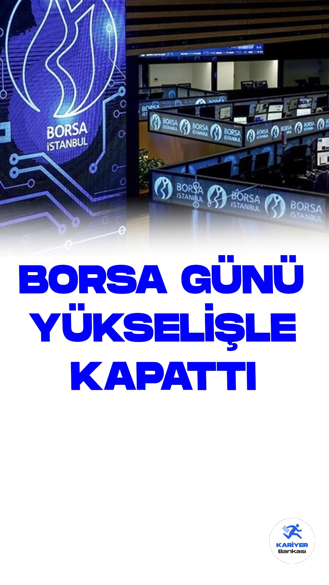 Borsa İstanbul'da BIST 100 Endeksi Günü Yükselişle Tamamladı.Borsa İstanbul'da BIST 100 endeksi, günü 8.039,18 puandan tamamladı, bu değer yüzde 0,48 artışla gerçekleşti.