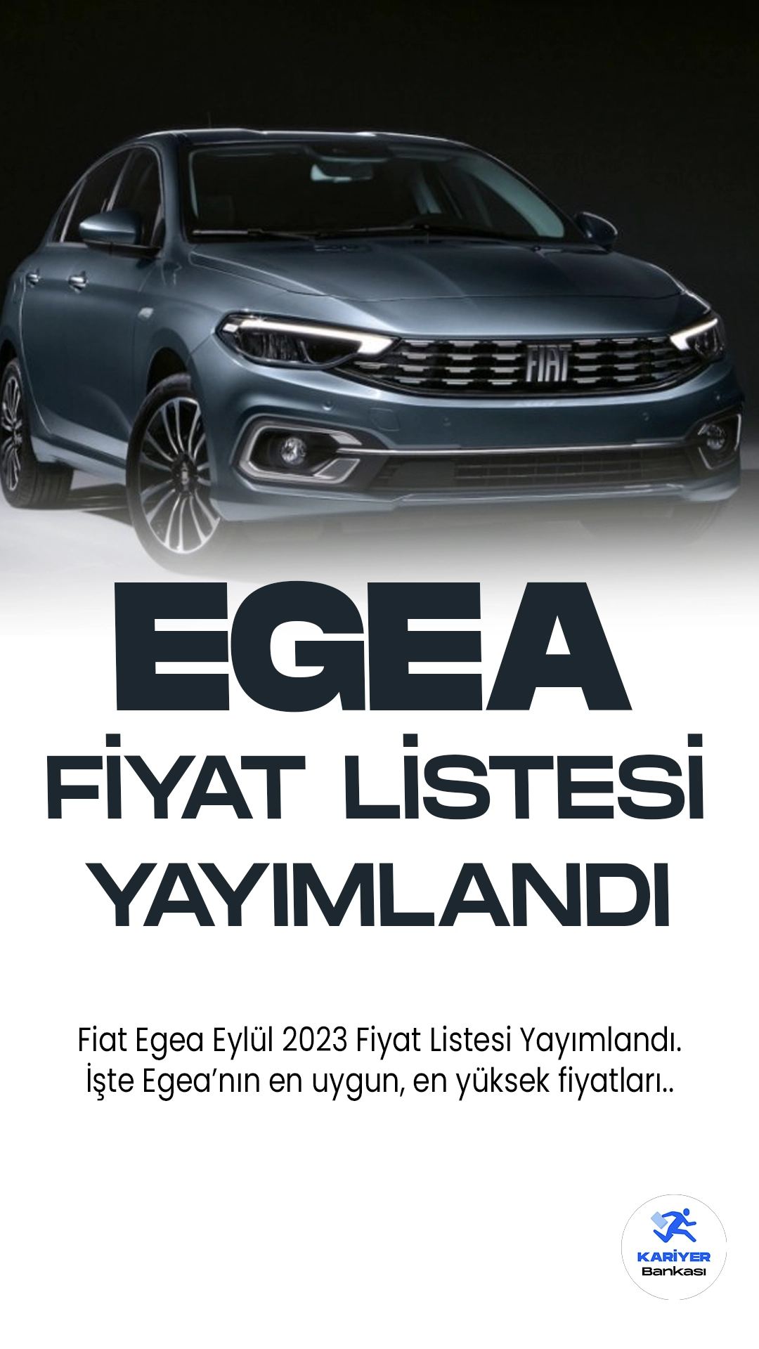 Fiat Egea Eylül 2023 Fiyat Listesi Yayımlandı.Fiat Egea, Türkiye'de üretilen ve dünya genelinde büyük bir ilgi gören bir otomobil modelidir. Hem şehir içi kullanıma uygun tasarımı hem de yakıt ekonomisiyle dikkat çekmektedir. Son modelde yapılan güncellemeler, daha modern bir görünüm ve gelişmiş teknolojiler sunmaktadır.