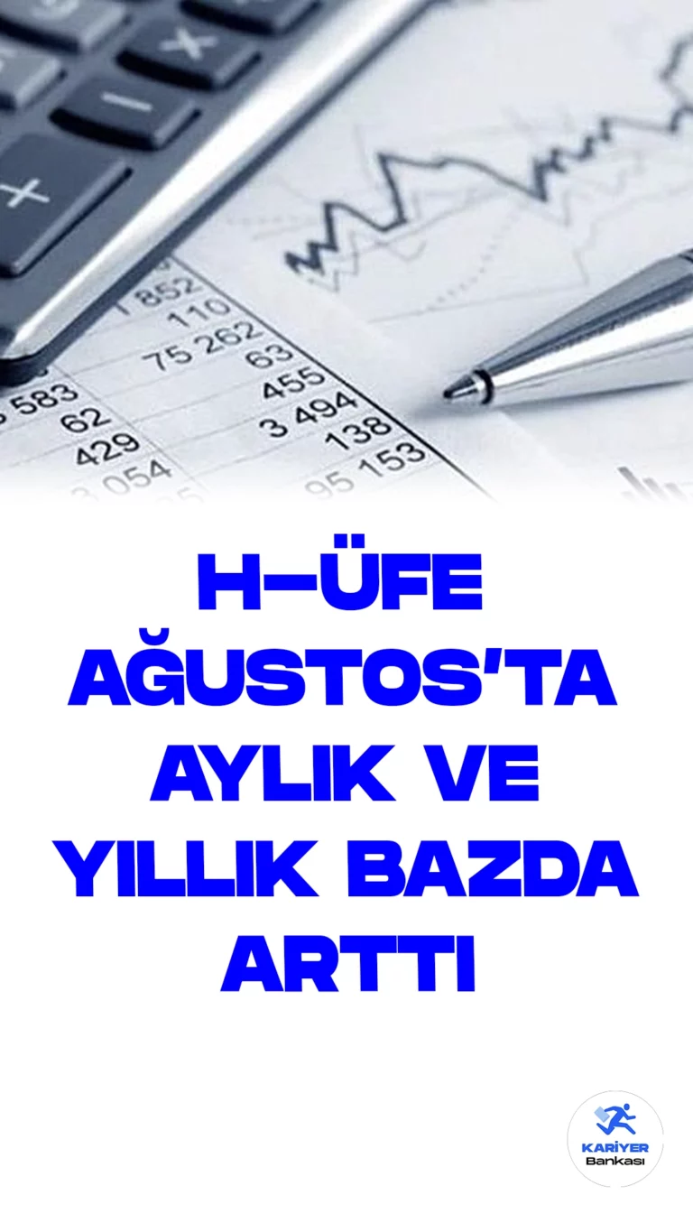 Hizmet Üretici Fiyat Endeksi (H-ÜFE) Ağustos Ayında Yükselişini Sürdürdü.Türkiye İstatistik Kurumu (TÜİK), Ağustos ayı H-ÜFE sonuçlarını duyurduğunda, ekonomi dünyası büyük bir ilgiyle bekliyordu. Ağustos ayının verilerine göre, H-ÜFE'de yaşanan yükseliş dikkat çekti.