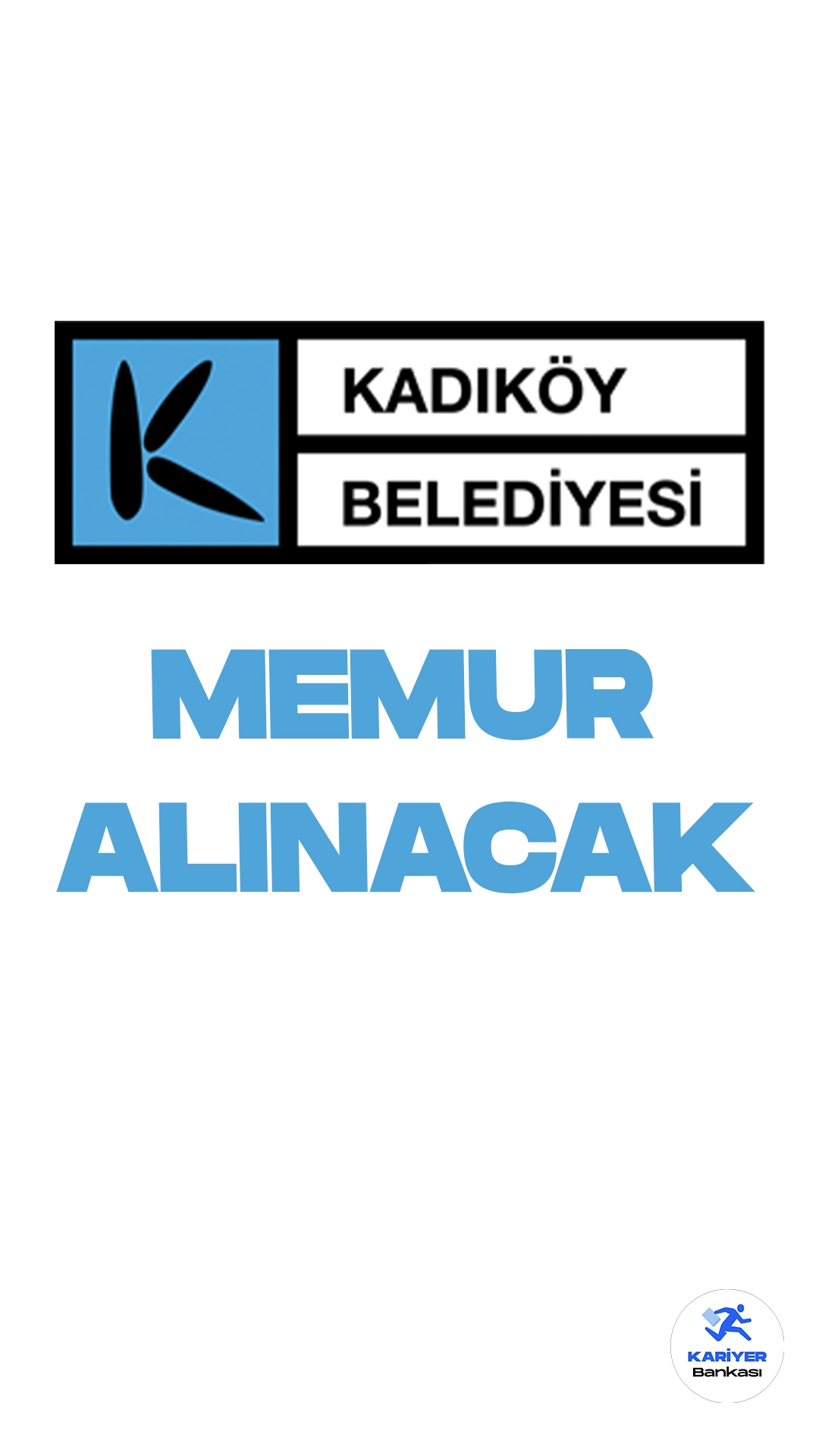 Kadıköy Belediyesi memur alımı duyurusu yayımlandı. Cumhurbaşkanlığı SBB'de yayımlanan duyuruya göre, Kadıköy Belediyesine memur, VHKİ, tahsildar ve zabıta memuru ünvanlarında olmak üzere 32 memur alımı yapılacak.Başvuru işlemleri 23 Ekim'de başlayacak.
