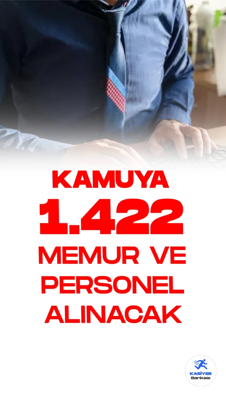 Kamuya 1.422 Memur ve Personel Alınacak. Kamu kurum ve kuruluşlarına memur ve personel alımı duyuruları art arda yayımlandı. Resmi Gazete ve Cumhurbaşkanlığı SBB'de yayımlanan duyurulara göre, en az lise, ön lisans ve lisans mezunu adayları arasından askeri personel, memur ve sözleşmeli personel alımı yapılacağı aktarıldı. Başvuru yapacak adayların belirtilen şartları dikkatle incelemesi gerekmektedir.