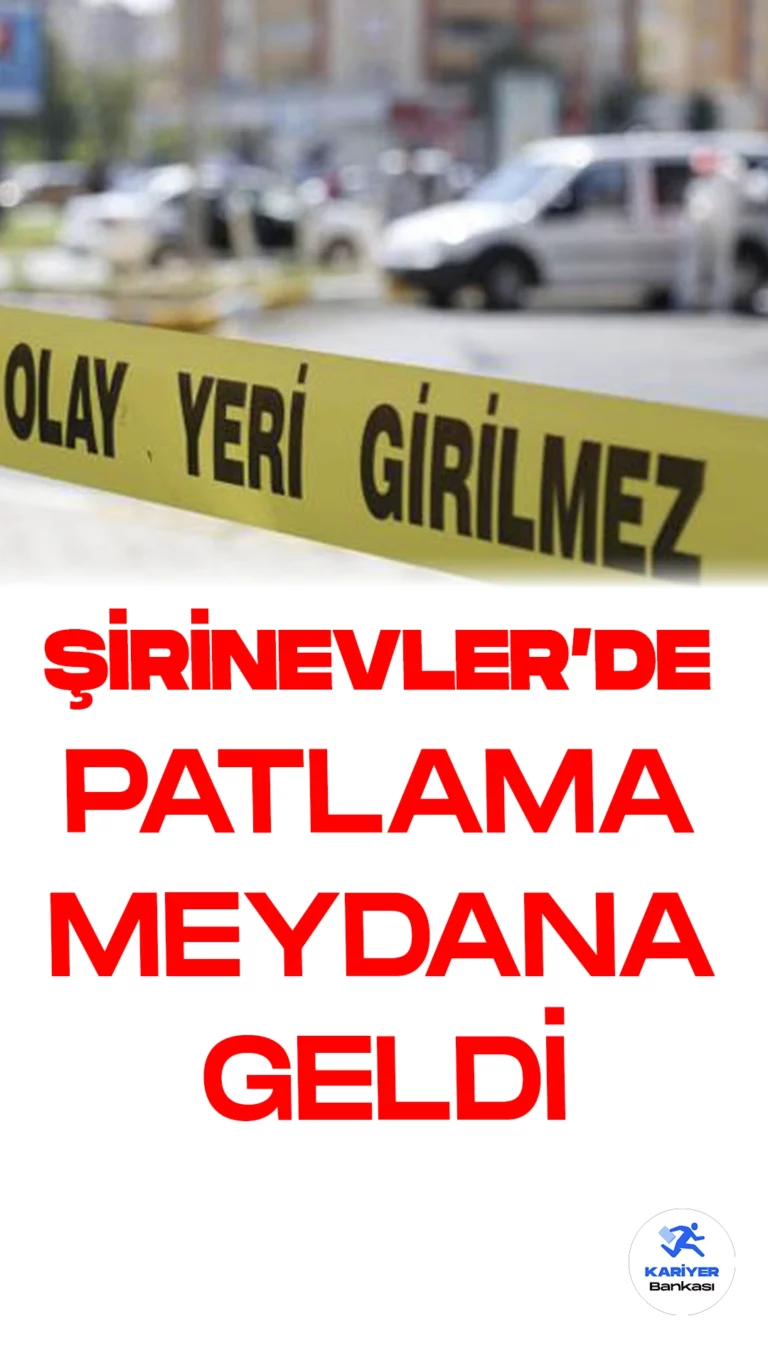 Şirinevler'de Bir Binada Patlama Meydana Geldi. Doğal gaz kaynaklı olduğu olduğu belirtilen patlamada, yararıların olduğu aktarıldı. Patlamanın ardından olay yerine çok sayıda ambulans sevk edildi.