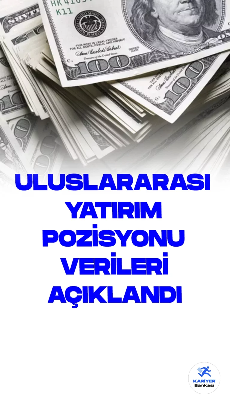 TCMB Uluslararası Yatırım Pozisyonu Verilerini Açıkladı.Türkiye Cumhuriyet Merkez Bankası (TCMB), Temmuz 2023 dönemine ilişkin Uluslararası Yatırım Pozisyonu (UYP) verilerini açıkladı.