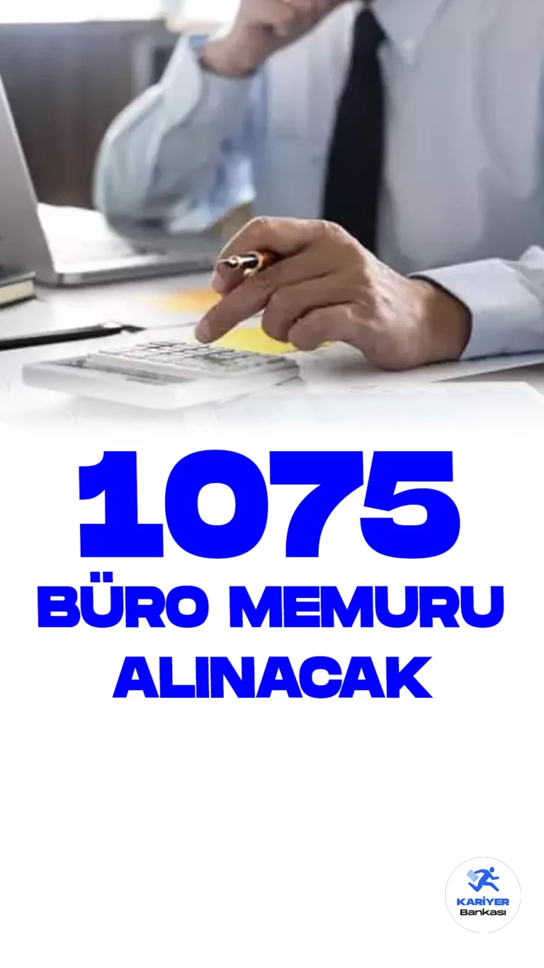 En Az İlkokul Mezunu 1075 Büro Memuru Alınacak. Türkiye İş Kurumu (İŞKUR) üzerinden büro memuru alımı duyuruları yayımlandı. Özel sektör firmaları tarafından, yayımlanan duyurularda, 1075 büro memuru alımı yapılacağı aktarılırdı. Başvuru yapacak adaylarda en az ilkokul mezuniyet şartı aranırken, adayların başvuru şartlarını dikkatle incelemesi gerektiği vurgulandı.