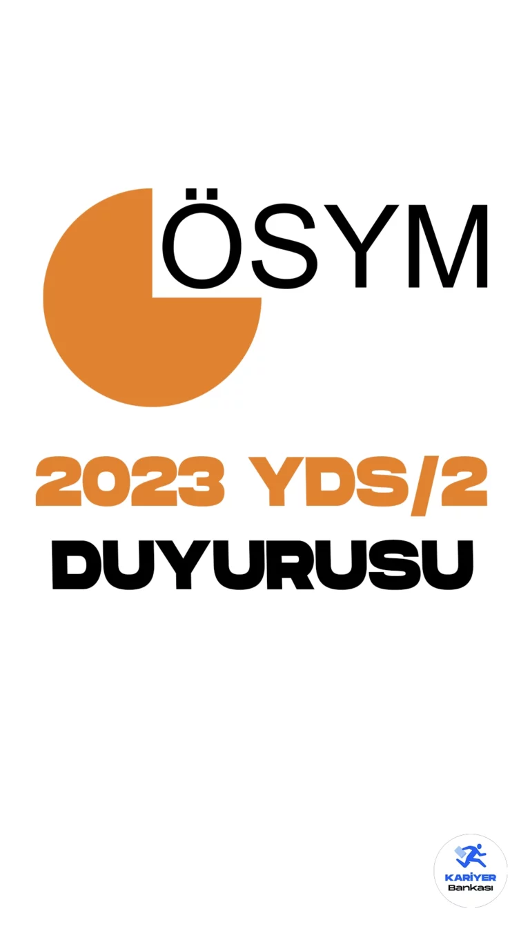 2023 YDS/2 Sınav Sonuçları Açıklandı. ÖSYM resmi sayfasından yayımlanan son dakika duyuruda, 2023 Yabancı Dil Bilgisi Seviye Tespit Sınavı’nın (2023-YDS/2) değerlendirme işlemlerinin tamamlandığı aktarıldı.Adayların sonuçlarına ÖSYM'nin https://sonuc.osym.gov.tr adresi üzerinden ulaşabilecekleri kaydedildi.