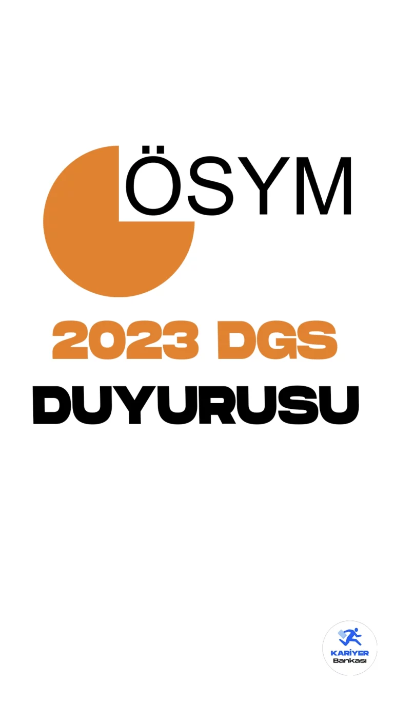 2023 DGS Ek Yerleştirme Sonuçları Açıklandı. ÖSYM resmi sayfasından yayımlanan son dakika duyurusunda, 29 Eylül-4 Ekim 2023 tarihleri arasında tercihleri alınan 2023 Dikey Geçiş Sınavı (2023-DGS) ek yerleştirme işlemlerinin tamamlandığı aktarıldı.2023 DGS ek yerleştirme sonuçlarına ilişkin sayısal bilgiler de belli oldu.