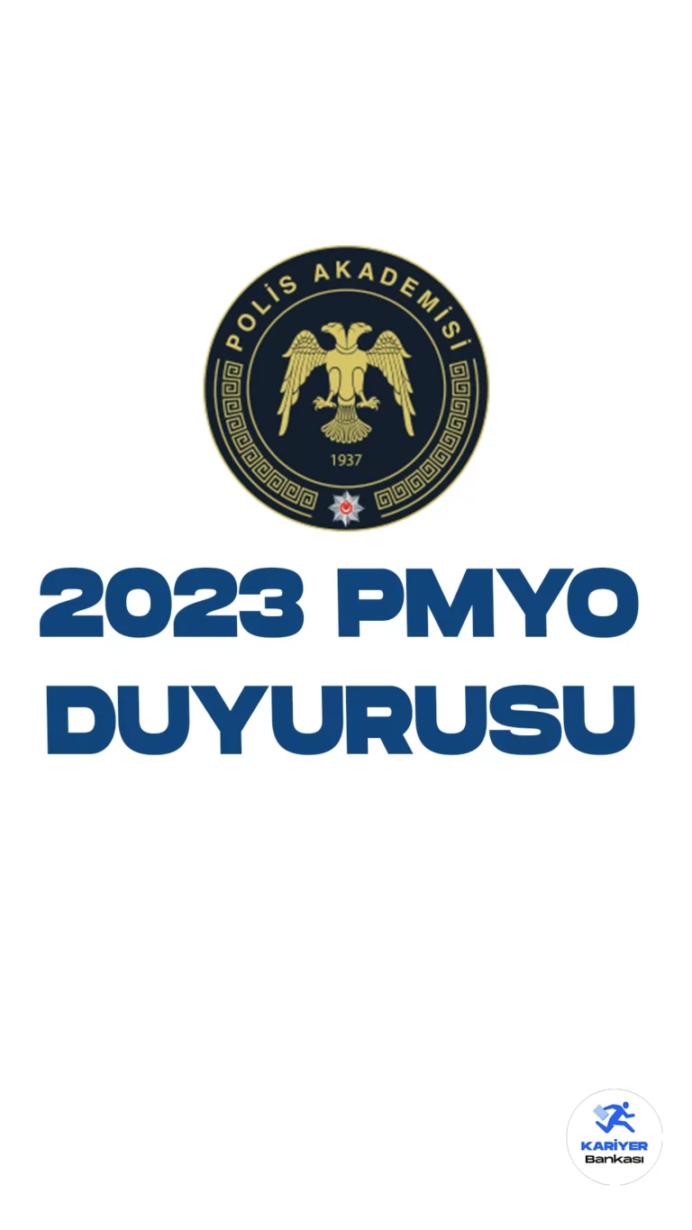 2023 Yılı PMYO Giriş Sınavı 2. Yedek Planlama Sonuçları Açıklandı. İçişleri Bakanlığı Emniyet Genel Müdürlüğü Polis Akademisi internet sitesi üzerinden yayımlanan son dakika duyurusunda, 2023 yılı PMYO giriş sınavı 2.yedek planlama sonuçlarının açıklandığı aktarıldı.